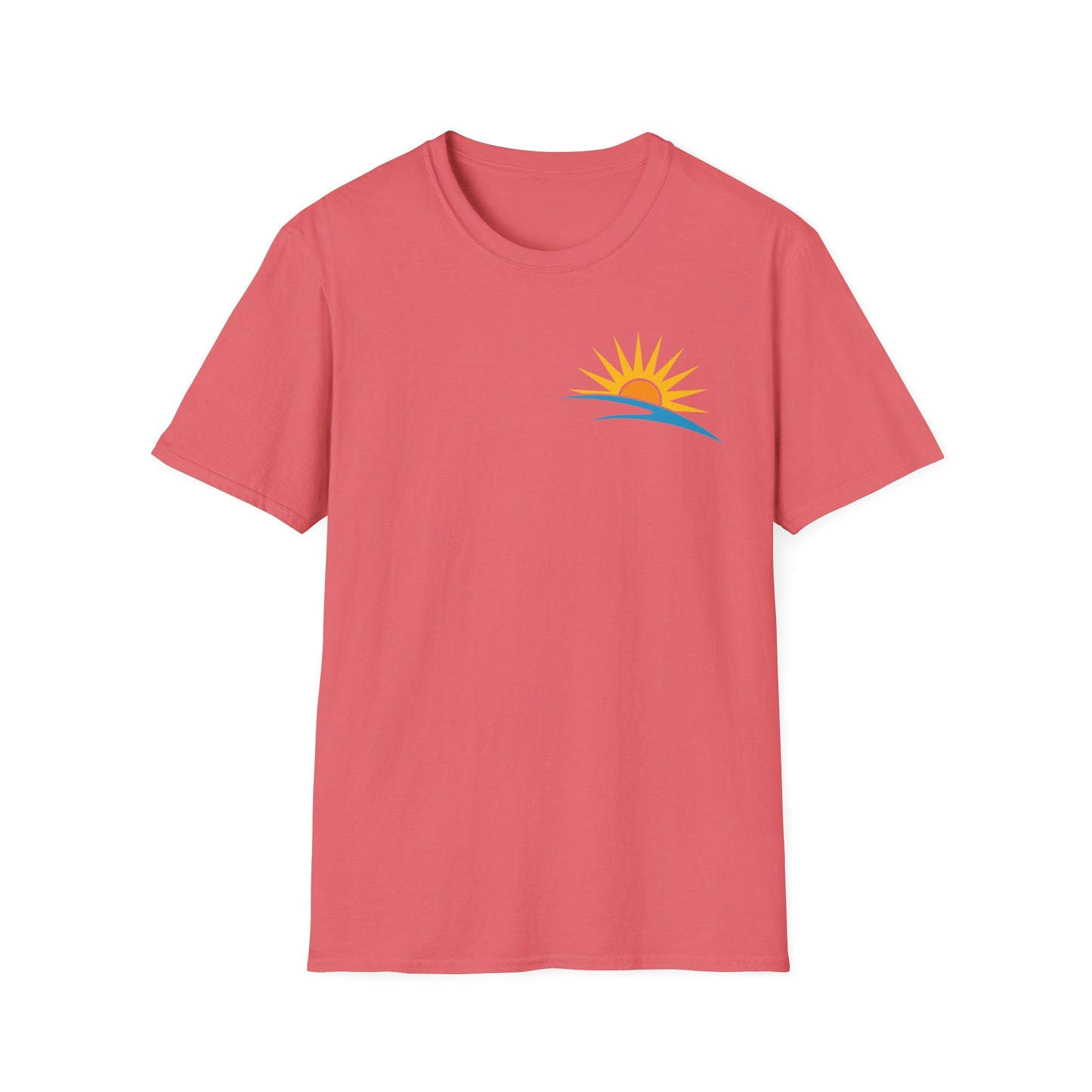 Beach Sunrise & Lighthouse Unisex T-Shirt - Relaxed Summer Vibes
