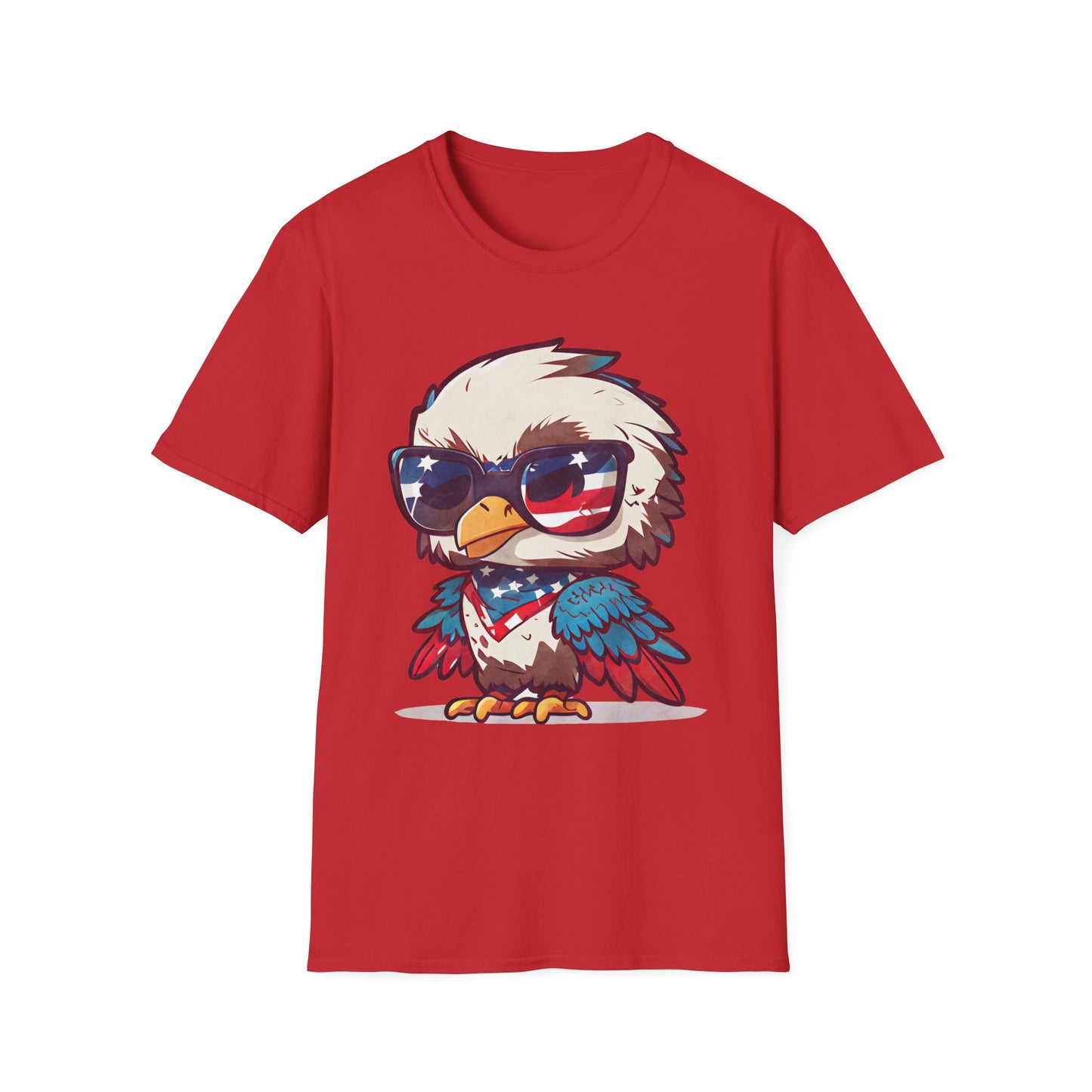 Patriotic Eagle Graphic T-Shirt