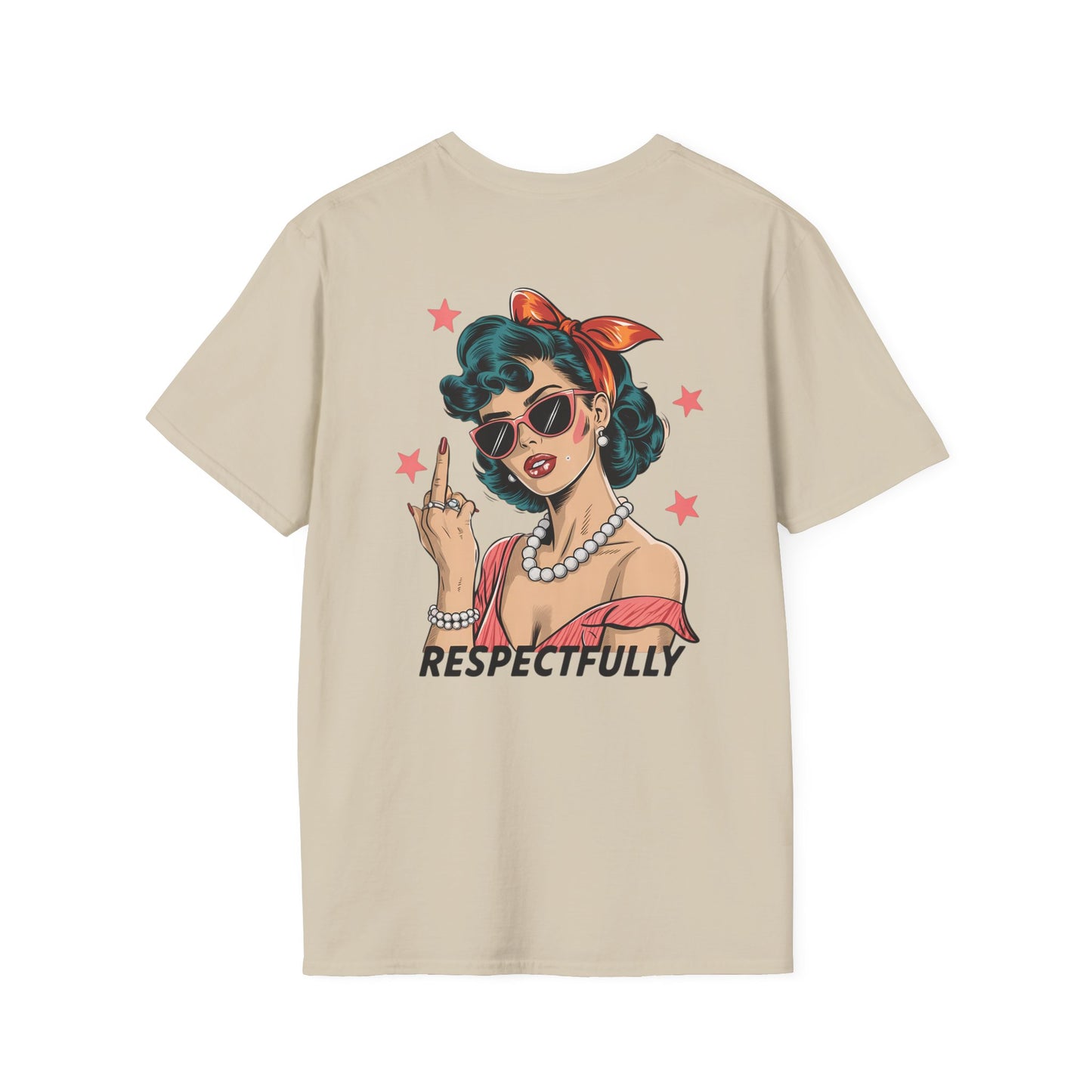 Retro Graphic Tees - Respectfully Statement Shirt