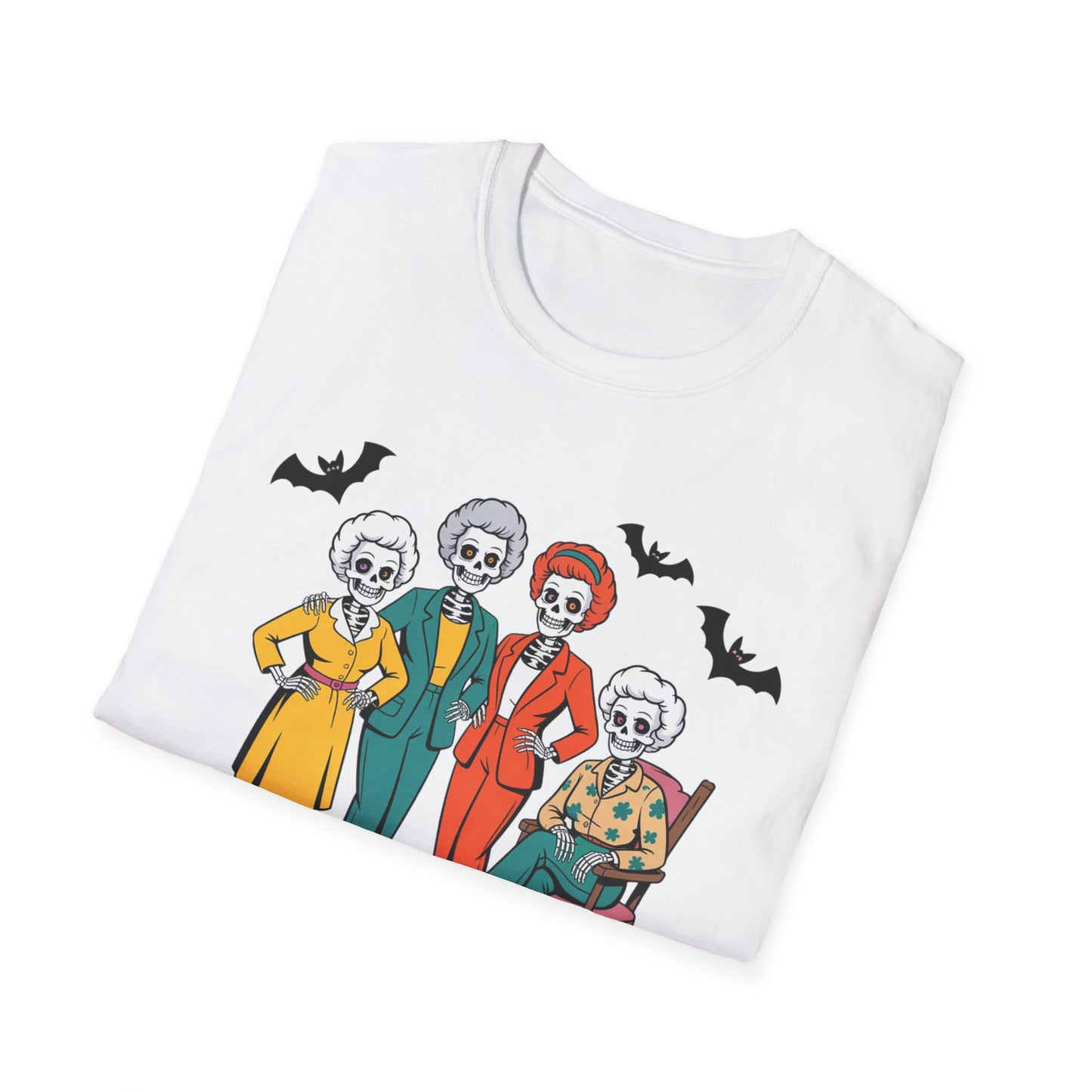 Golden Ghouls Unisex T-Shirt, Halloween Costume Tee, Spooky Style Shirt, Casual Fall Wear, Perfect for Ghoulish Gatherings