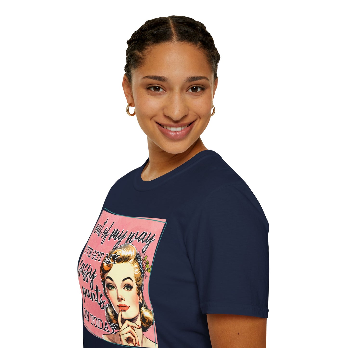 Sassy Pants Unisex Softstyle T-Shirt - Fun Retro Graphic Tee