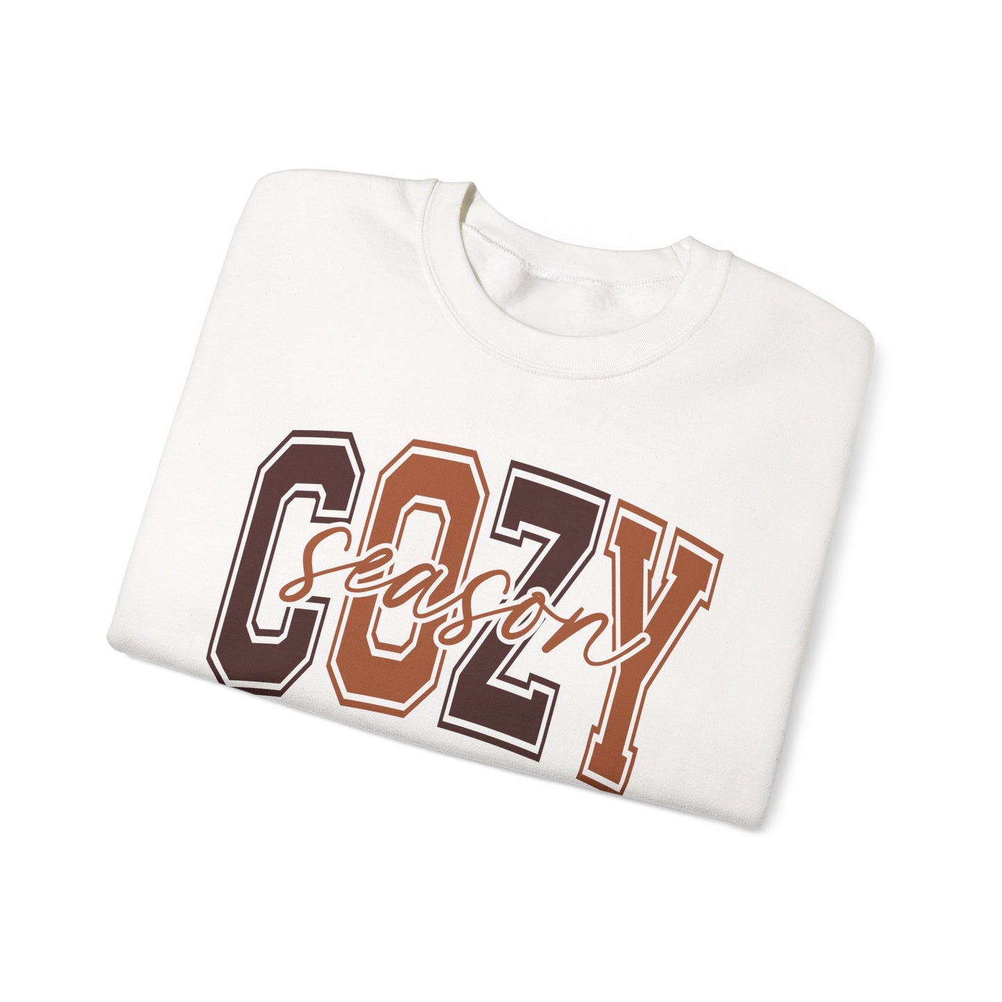 Cozy Season Crewneck Sweatshirt | Unisex Sweatshirt, Fall Essentials, Comfy Gift, Cozy Vibes, Holiday Apparel