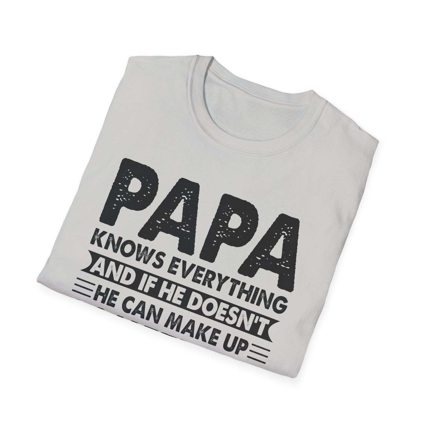 Funny Papa T-Shirt, Gift for Dad, Birthday Shirt, Fun Father's Day Tee, Dad Humor Apparel