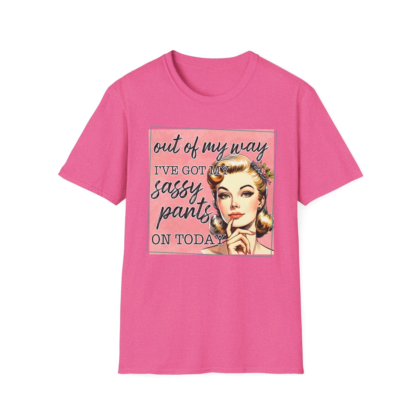 Sassy Pants Unisex Softstyle T-Shirt - Fun Retro Graphic Tee