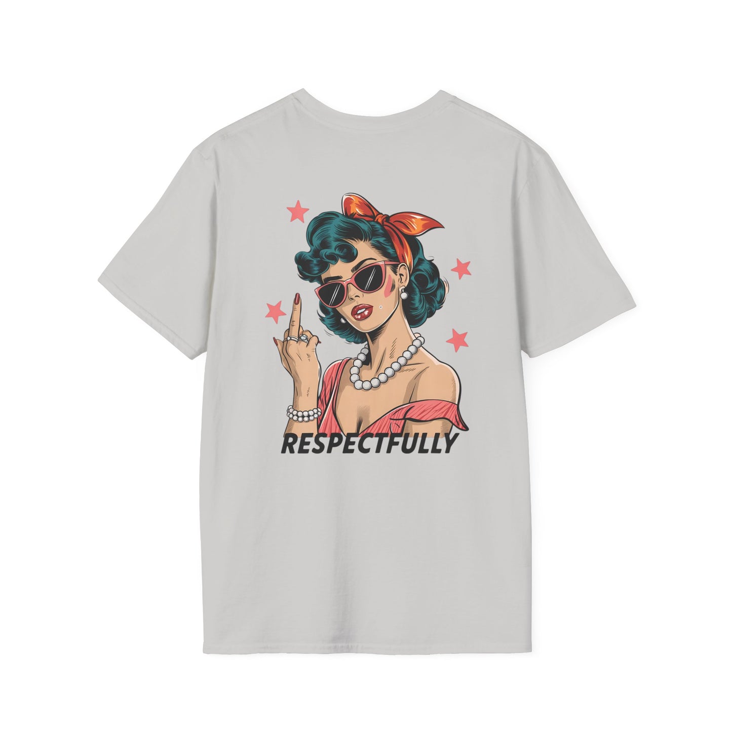Retro Graphic Tees - Respectfully Statement Shirt