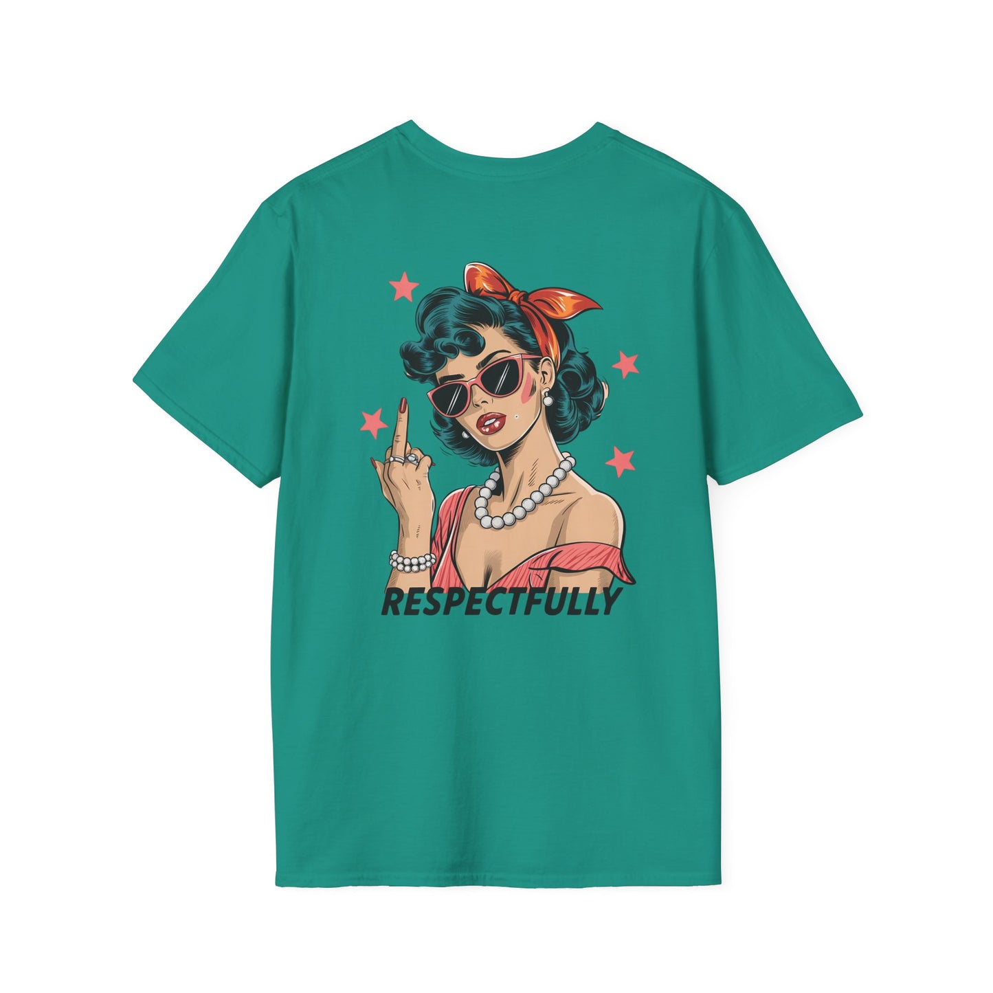 Retro Graphic Tees - Respectfully Statement Shirt