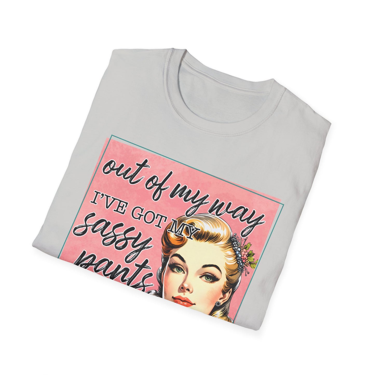 Sassy Pants Unisex Softstyle T-Shirt - Fun Retro Graphic Tee