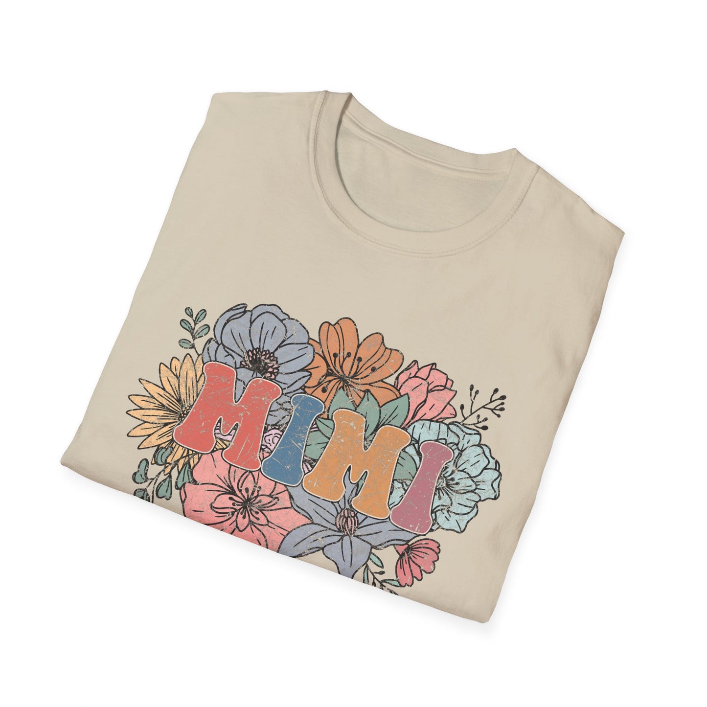 Floral 'Mimi' Unisex T-Shirt - Perfect Gift for Moms, Mother's Day, Family Gatherings, Casual Wear, Spring Fashion