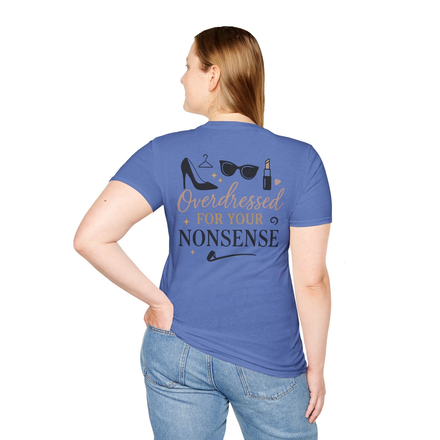 Funny Overdressed T-Shirt - Perfect for Casual Outings & Gift Occasions