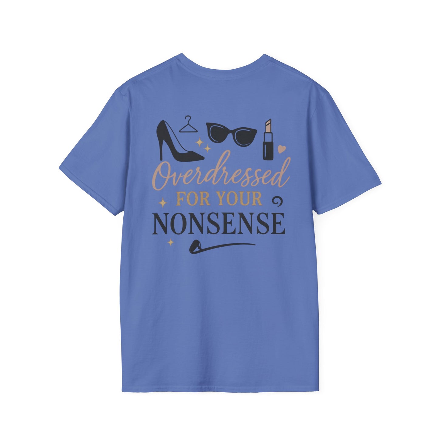 Funny Overdressed T-Shirt - Perfect for Casual Outings & Gift Occasions