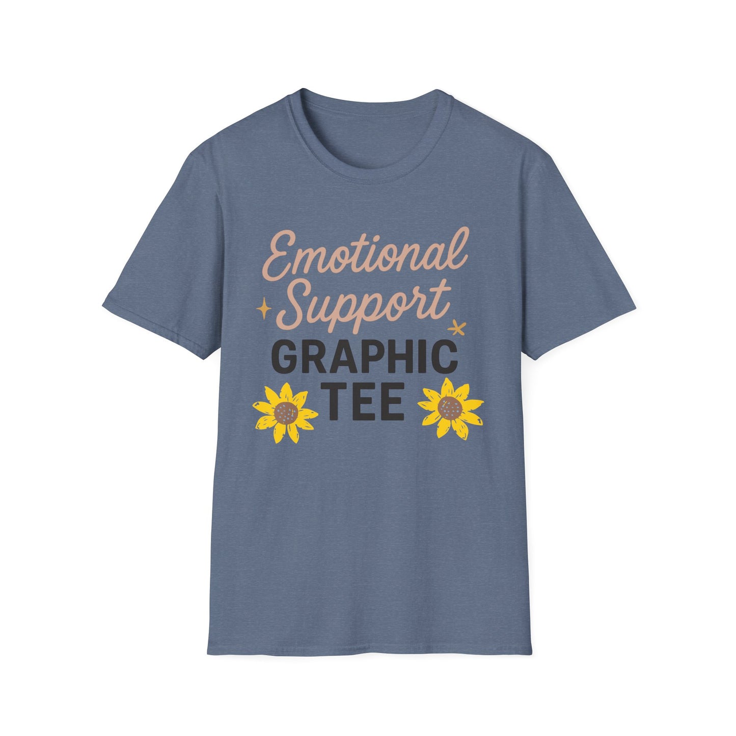 Emotional Support Graphic T-Shirt for Positivity Lovers