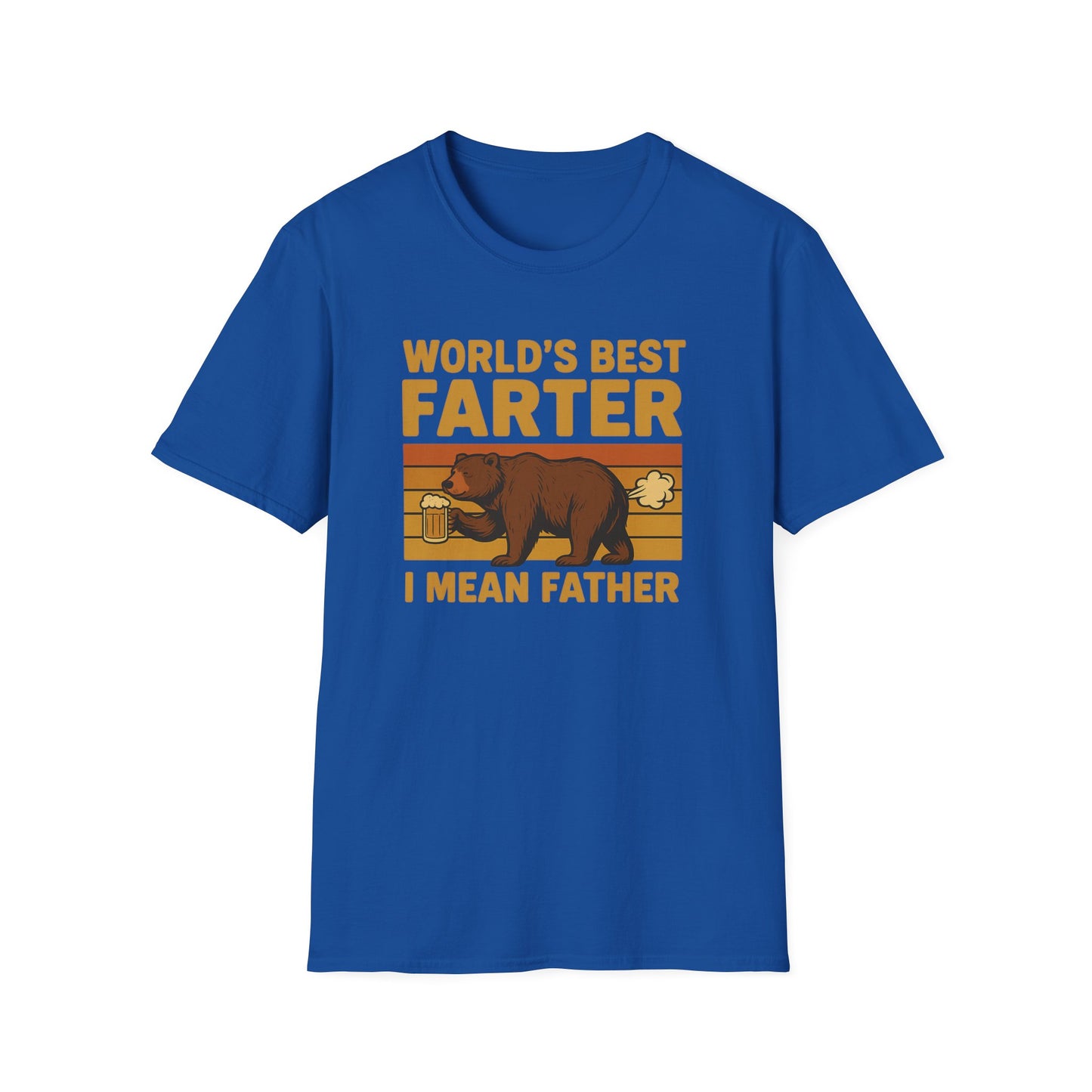 Funny Fathers Day T-Shirt, World's Best Farter Shirt, Dad Humor Tee, Unisex Gift for Dad, Comfy Father's Day Apparel