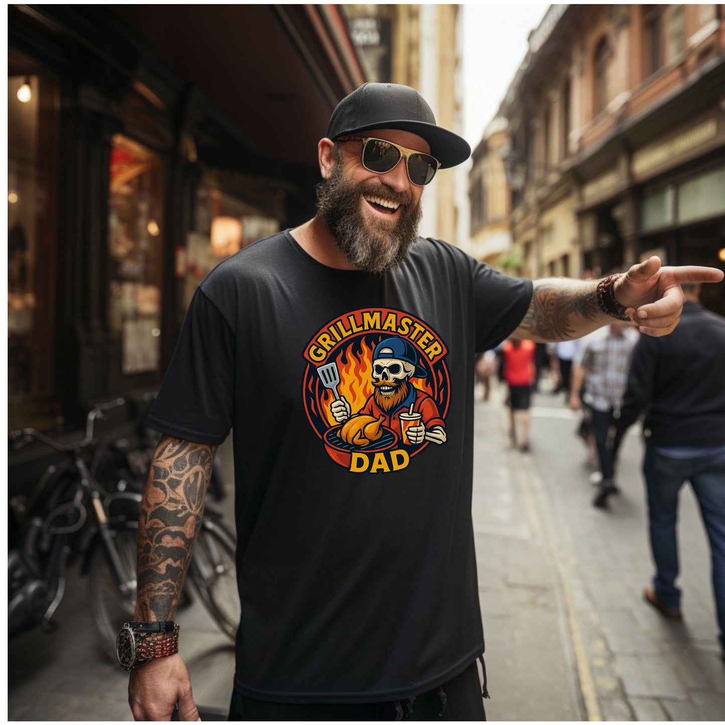 Grillmaster Dad T-Shirt | Unisex BBQ Shirt for Dads | Father's Day Gift, Cookout Apparel, Funny Gift for Men, Dad Life Tee