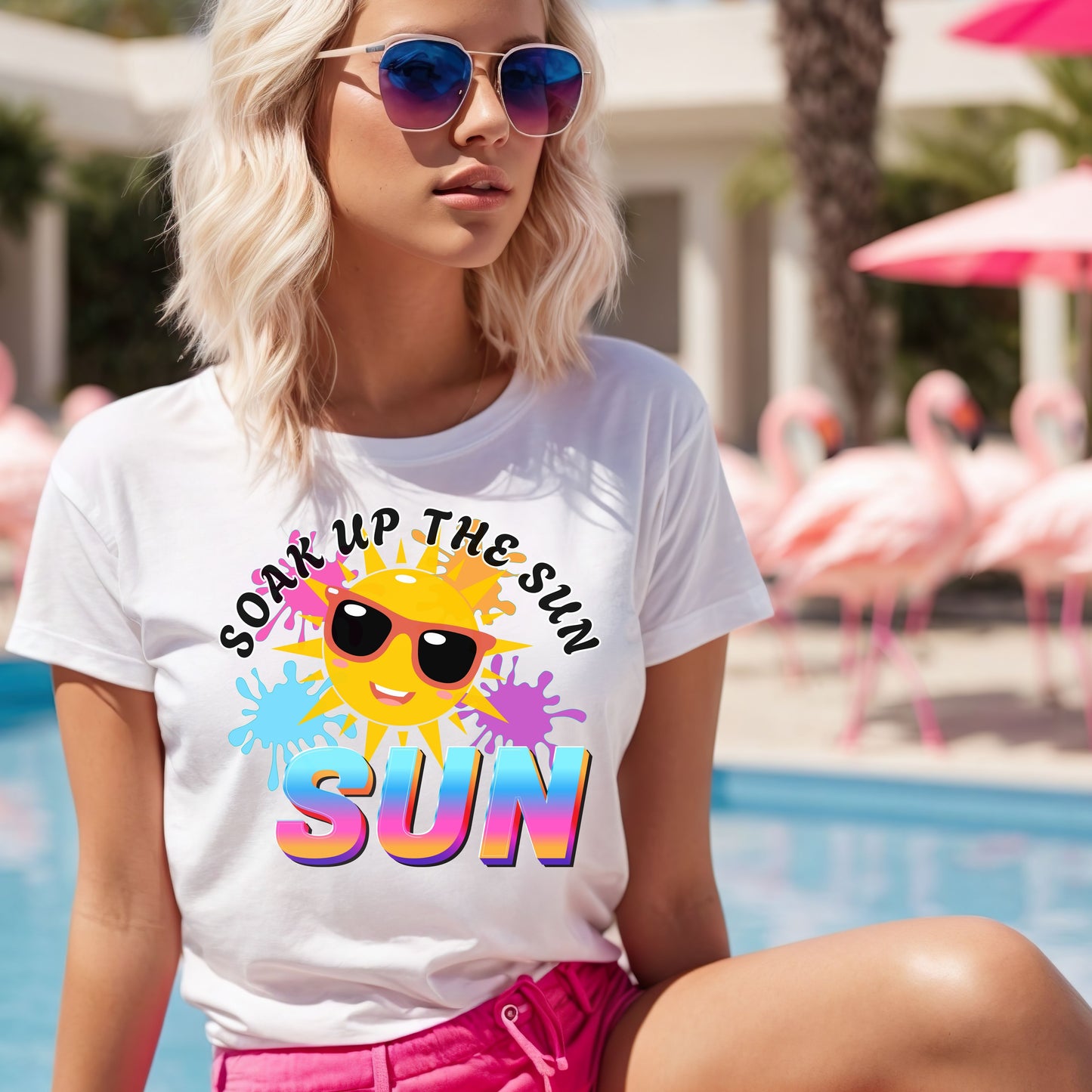 Vibrant Summer T-Shirt, Soar Up The Sun Tee, Unisex Graphic Shirt, Fun Beachwear, Perfect for Vacations, Summer Parties