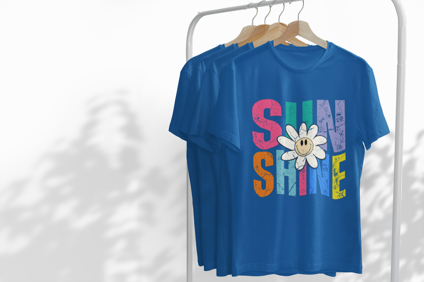 Sunny Vibes T-Shirt - Colorful Sunshine Graphic Tee, Summer Top, Gift for Her, Casual Wear, Festival Fashion