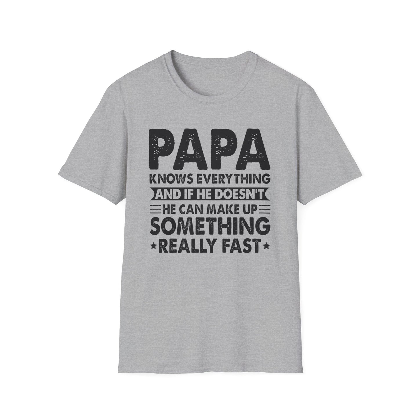 Funny Papa T-Shirt, Gift for Dad, Birthday Shirt, Fun Father's Day Tee, Dad Humor Apparel