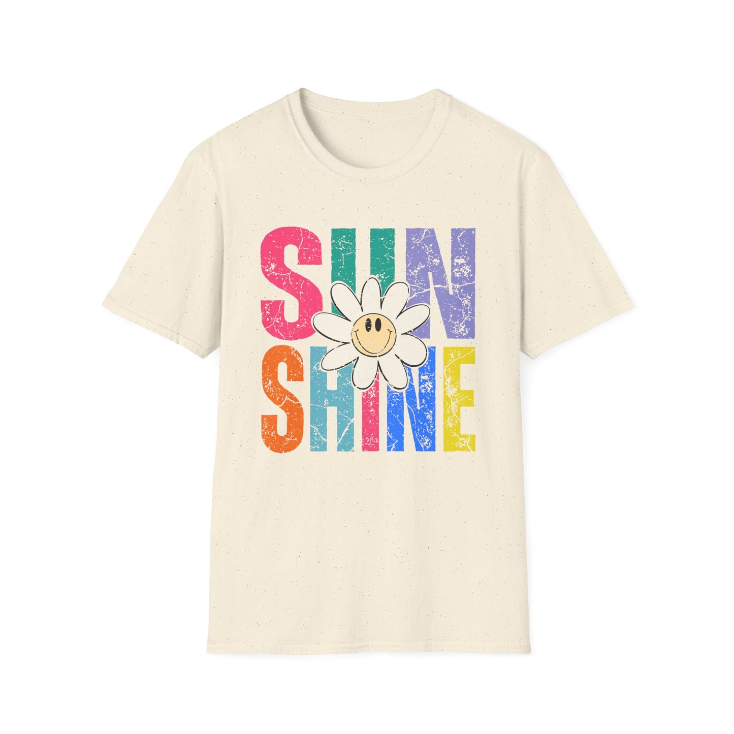 Sunny Vibes T-Shirt - Colorful Sunshine Graphic Tee, Summer Top, Gift for Her, Casual Wear, Festival Fashion