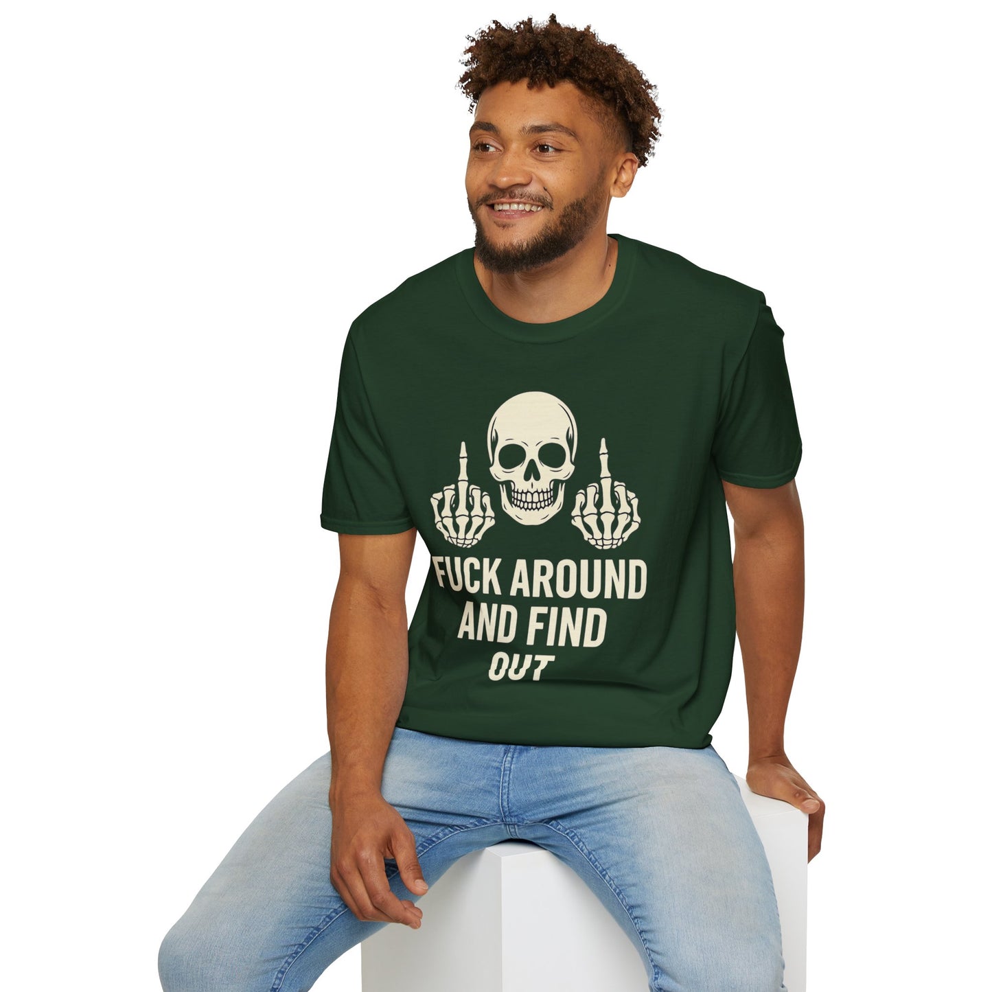 "F*ck Around and Find Out" Skull Graphic Tee