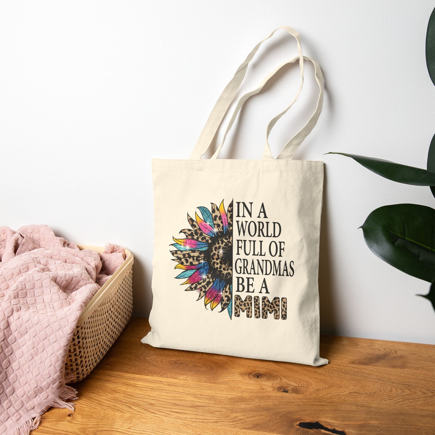Grandma's Love Tote Bag | Cute Cotton Bag, Mother's Day Gift, Eco-Friendly Bag, Custom Tote, Everyday Use