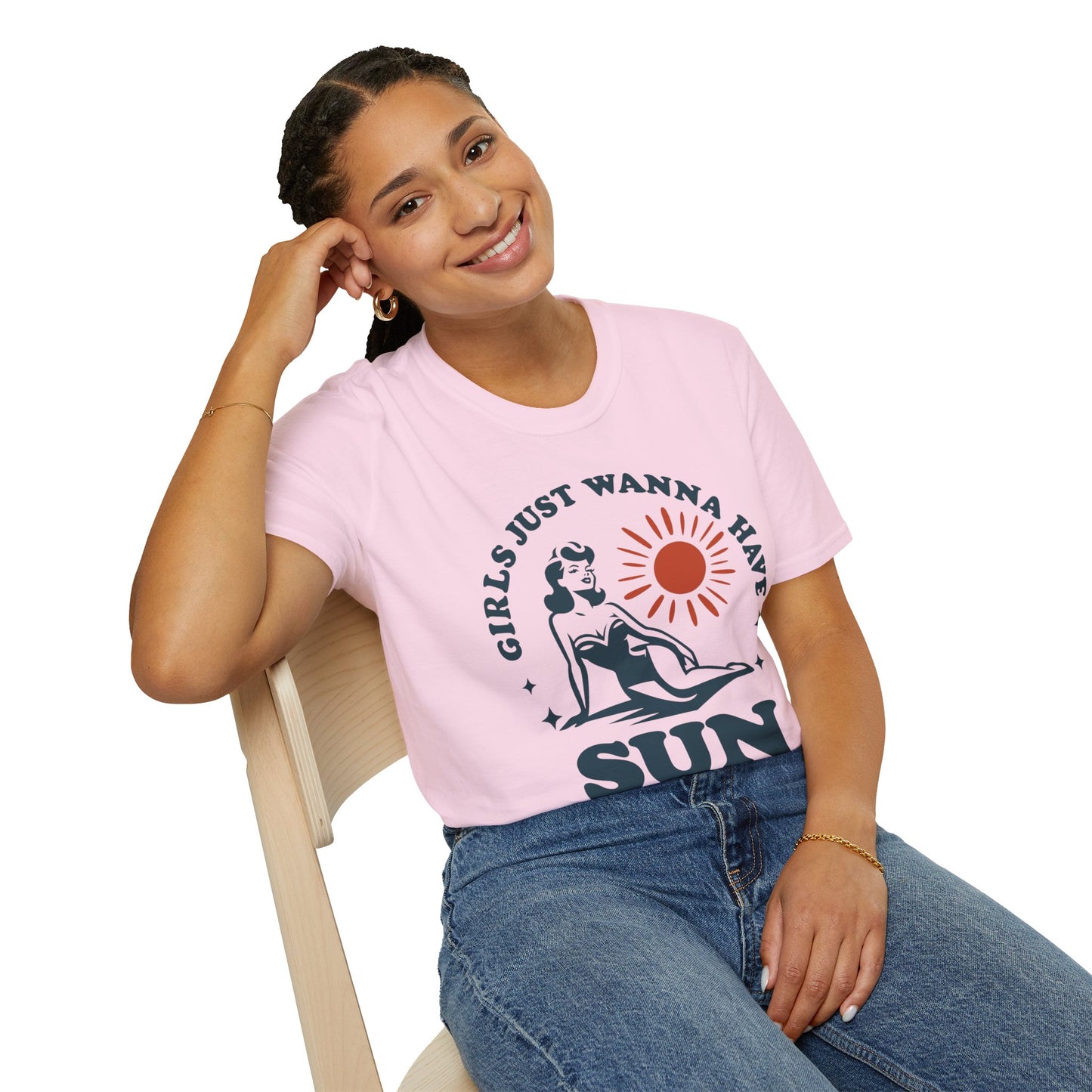 Girls Just Wanna Have Sun T-Shirt - Summer Vibes Tee
