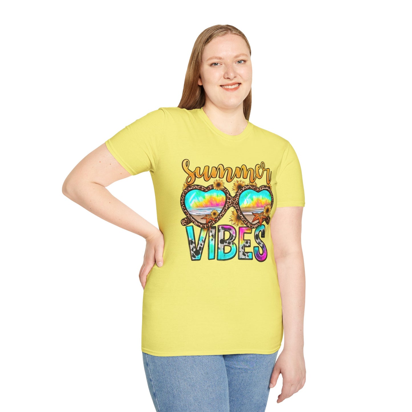Summer Vibes Graphic -Tee for a Chill Summer