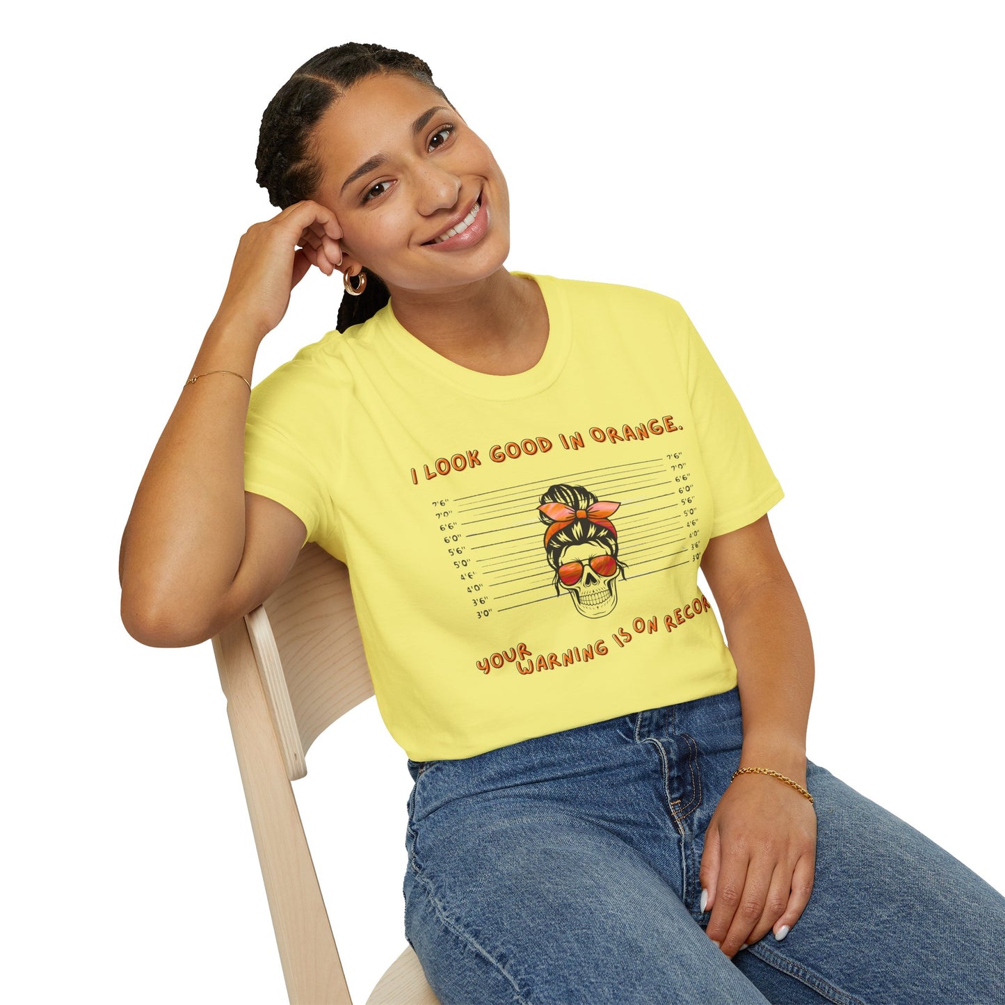 I Look Good in Orange - Fun Statement Tee for Casual Wear