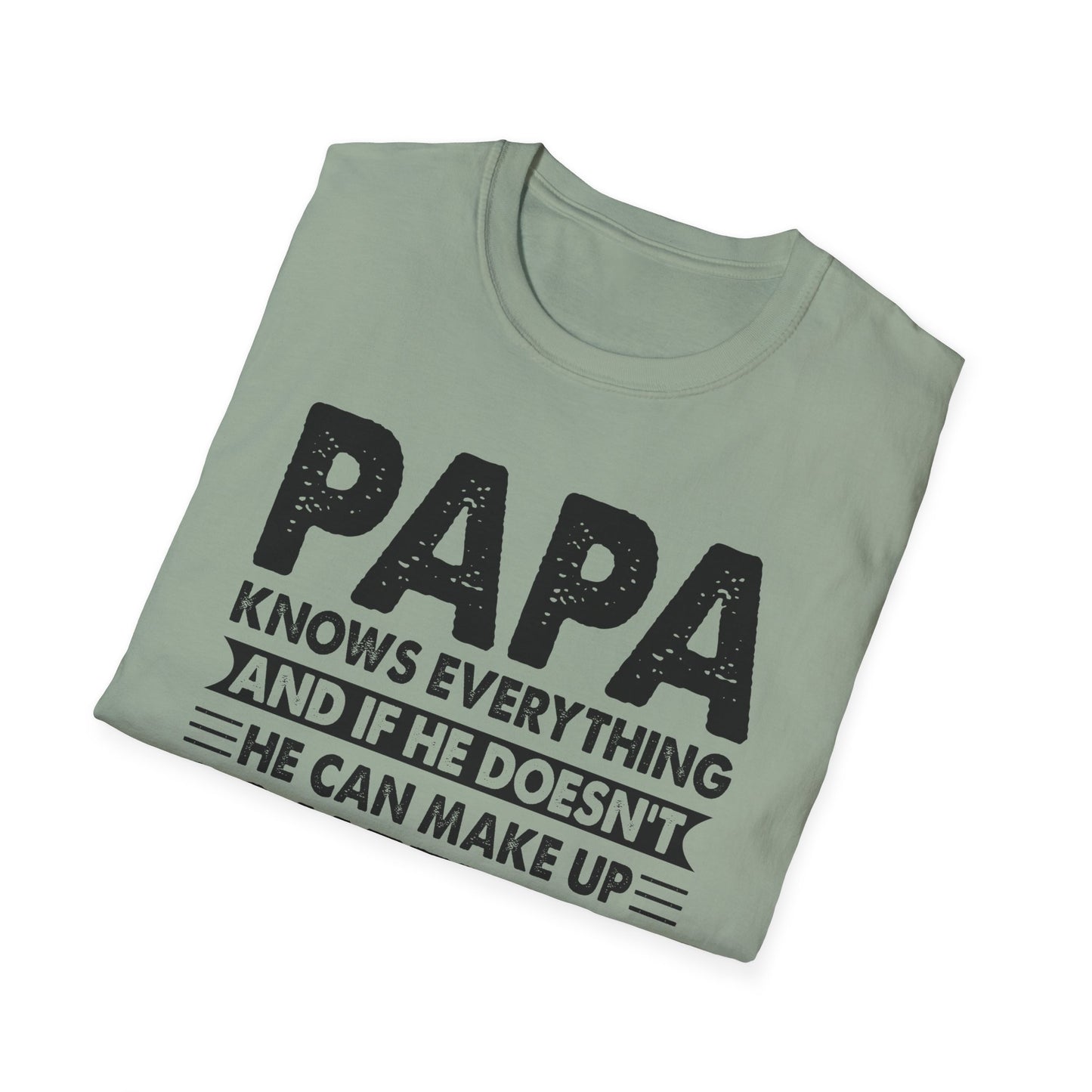 Funny Papa T-Shirt, Gift for Dad, Birthday Shirt, Fun Father's Day Tee, Dad Humor Apparel