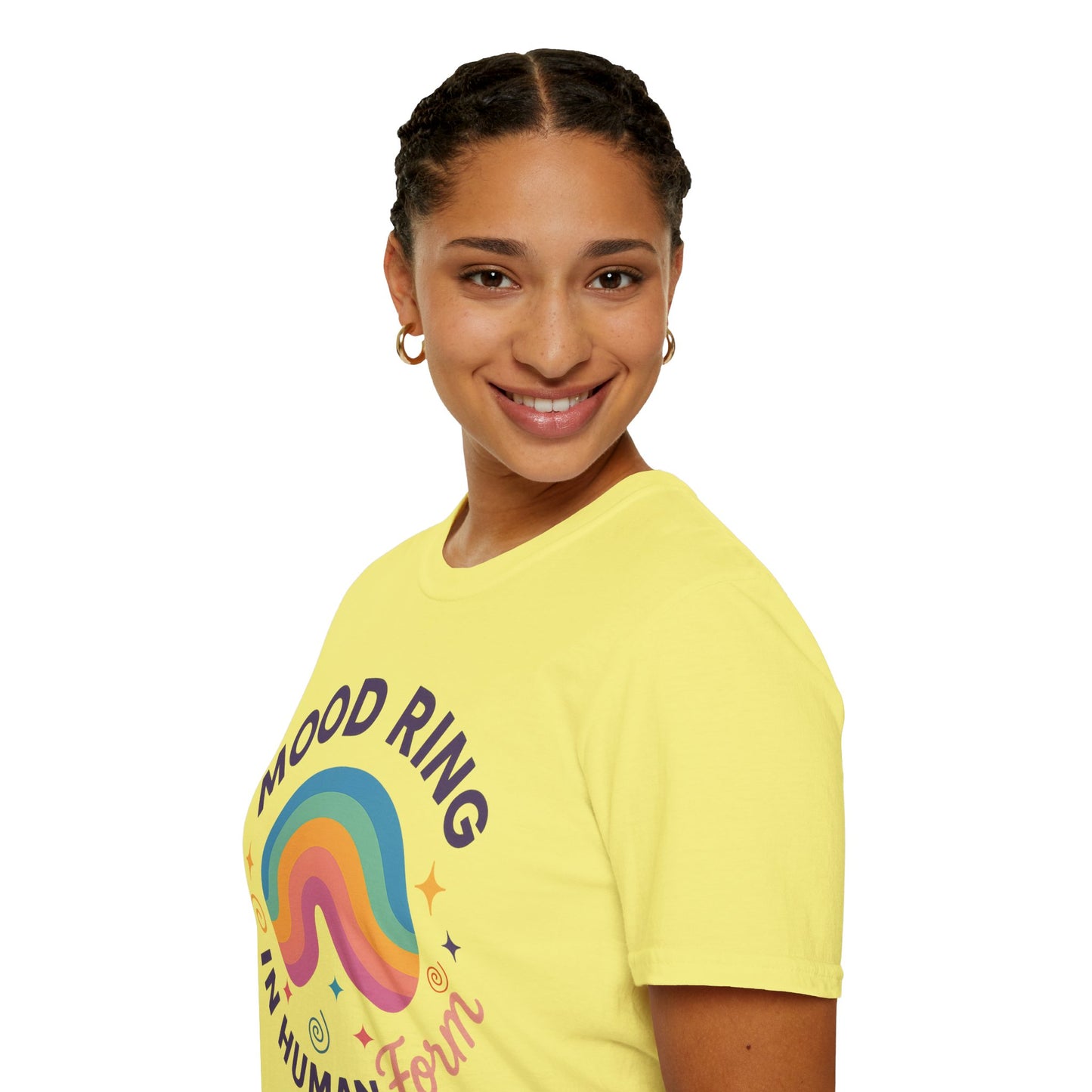 Mood Ring In Human Form - Fun & Colorful Tee for Positive Vibes