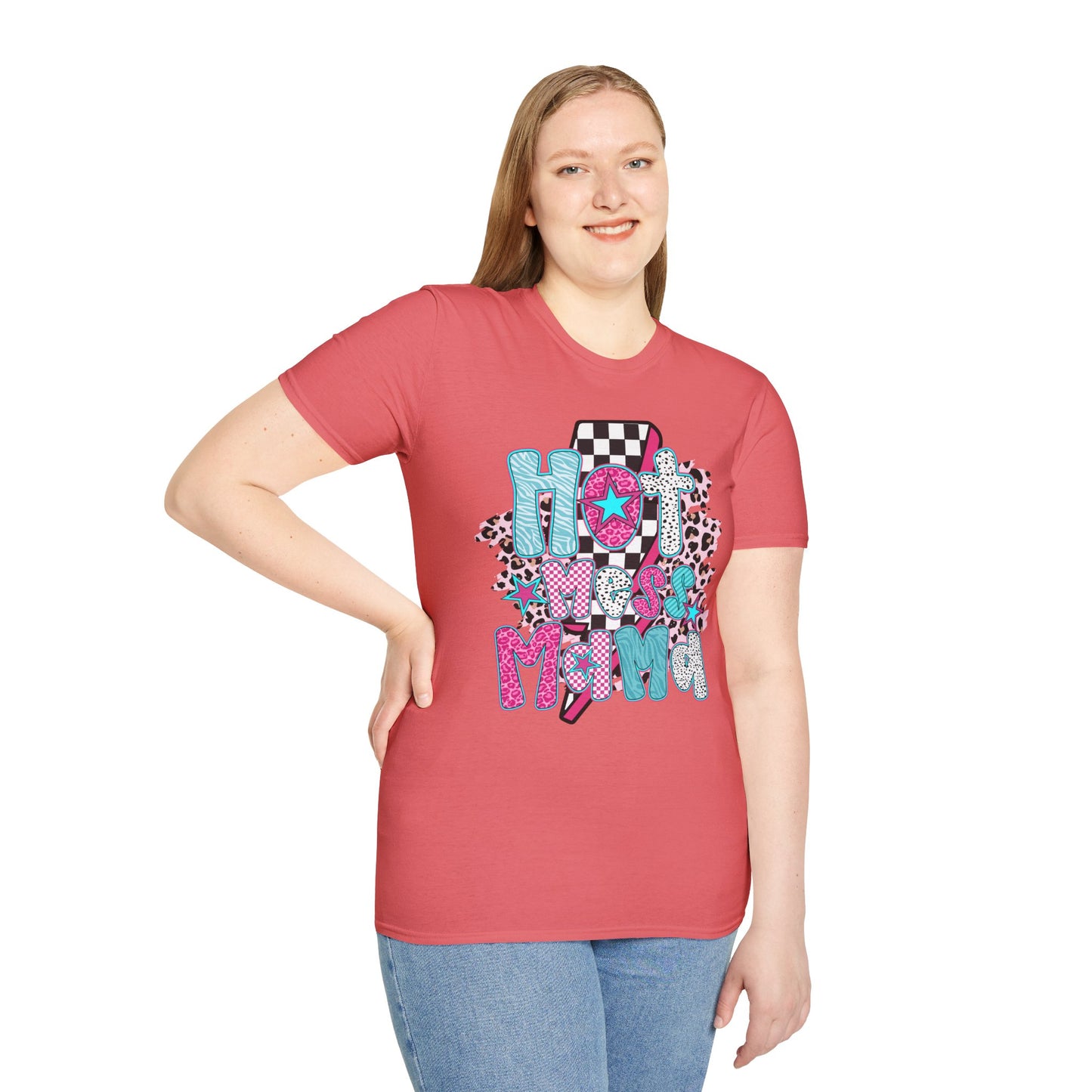 Fun 'Hot Mess Mama' T-Shirt - Perfect for Moms!
