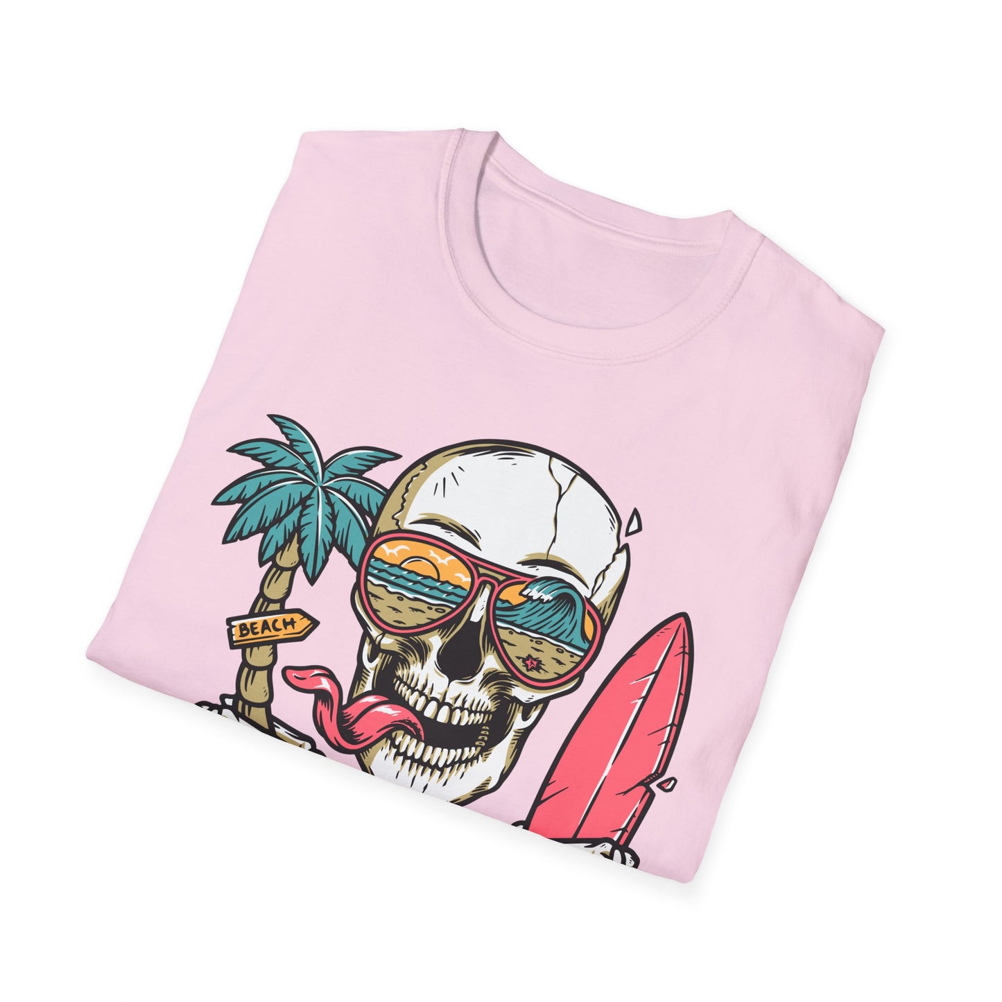 Beach Skull Graphic T-Shirt