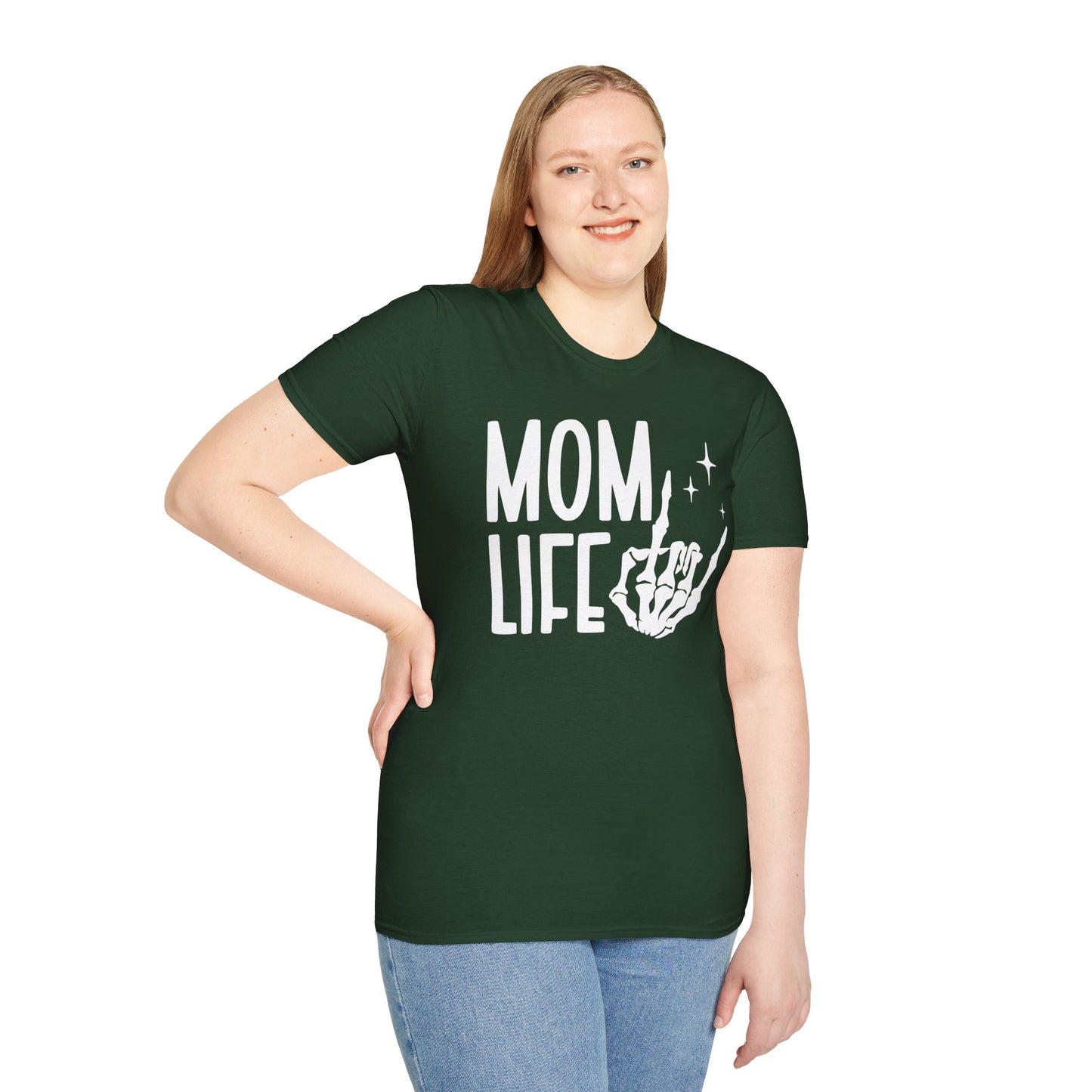 Mom Life Unisex Softstyle T-Shirt - Comfortable & Stylish for Moms