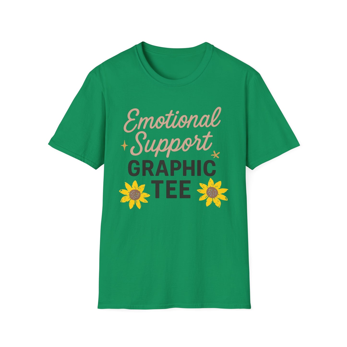 Emotional Support Graphic T-Shirt for Positivity Lovers