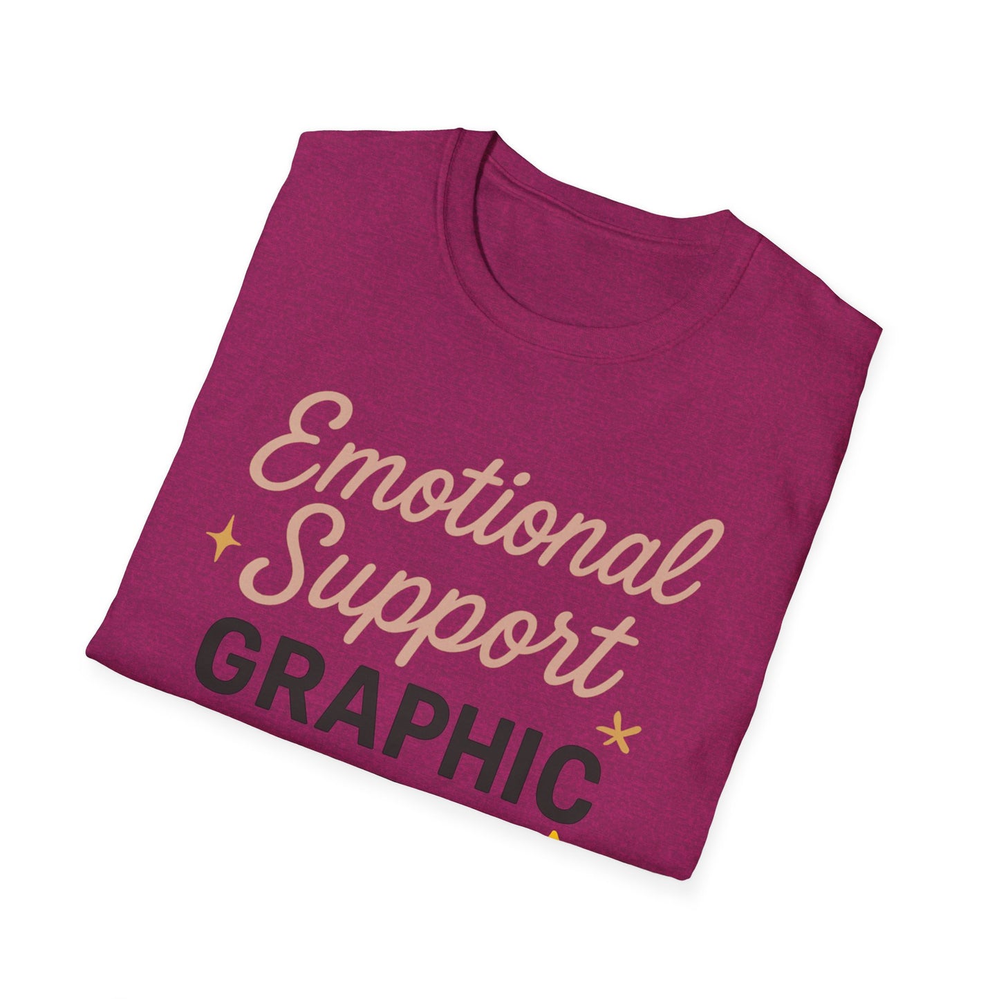 Emotional Support Graphic T-Shirt for Positivity Lovers