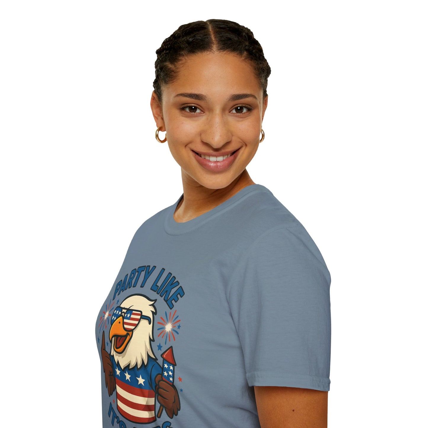 Patriotic 4th of July Party T-Shirt - 'Party Like It's 1776'