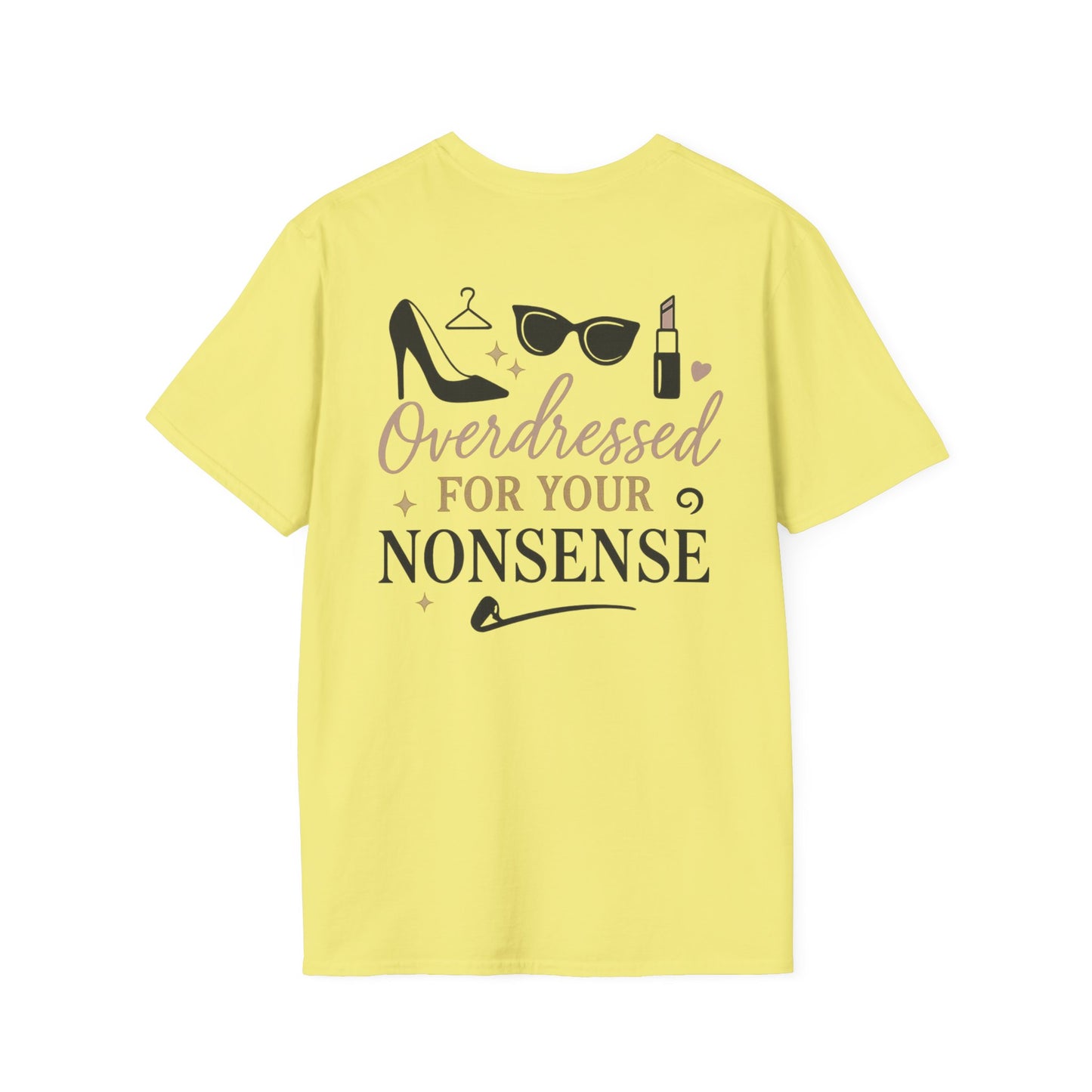 Funny Overdressed T-Shirt - Perfect for Casual Outings & Gift Occasions