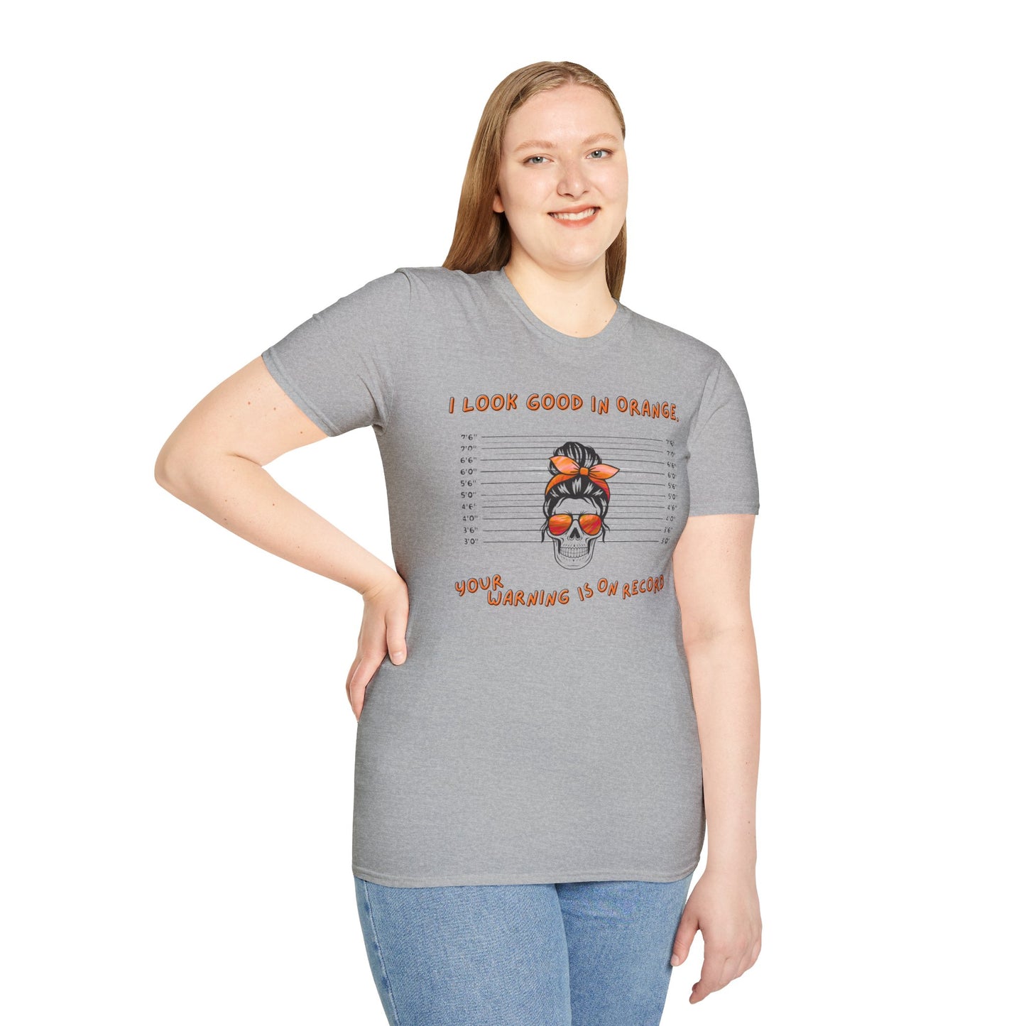 I Look Good in Orange - Fun Statement Tee for Casual Wear