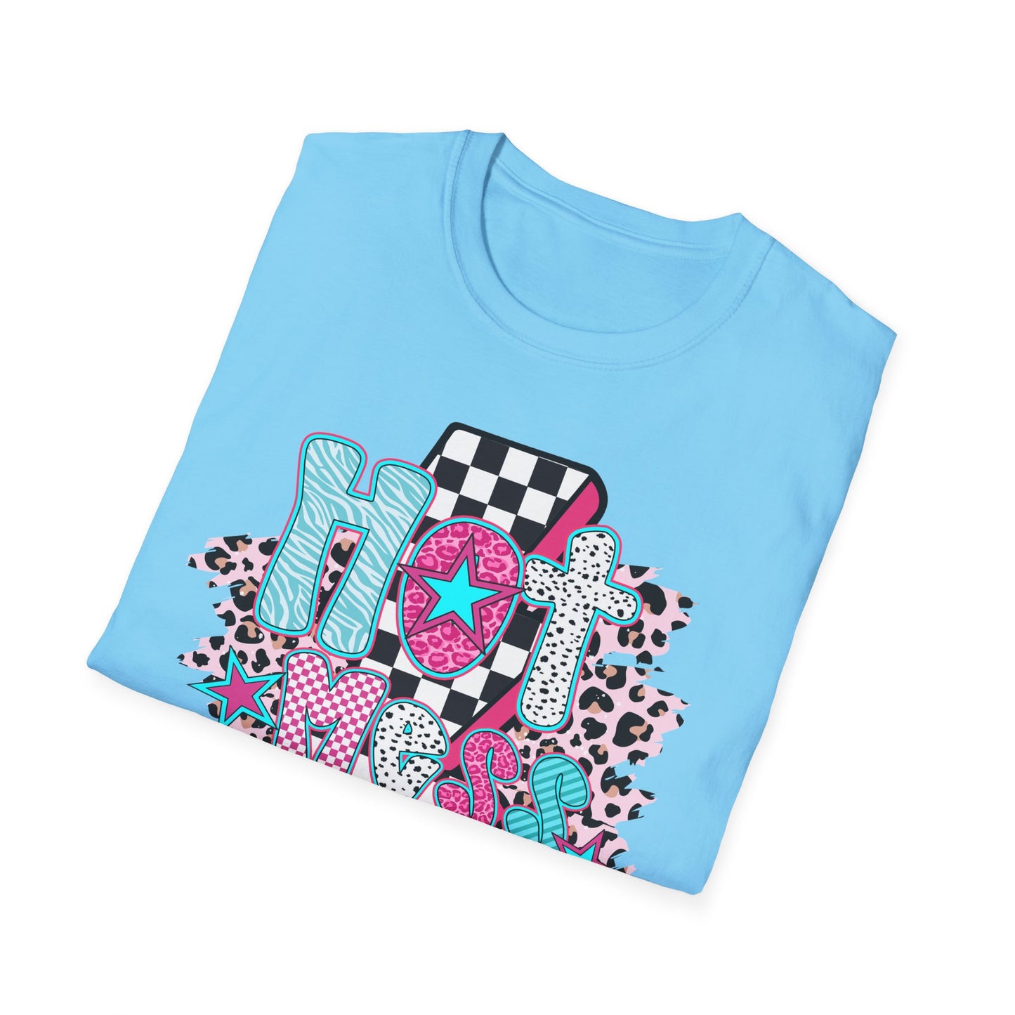 Fun 'Hot Mess Mama' T-Shirt - Perfect for Moms!