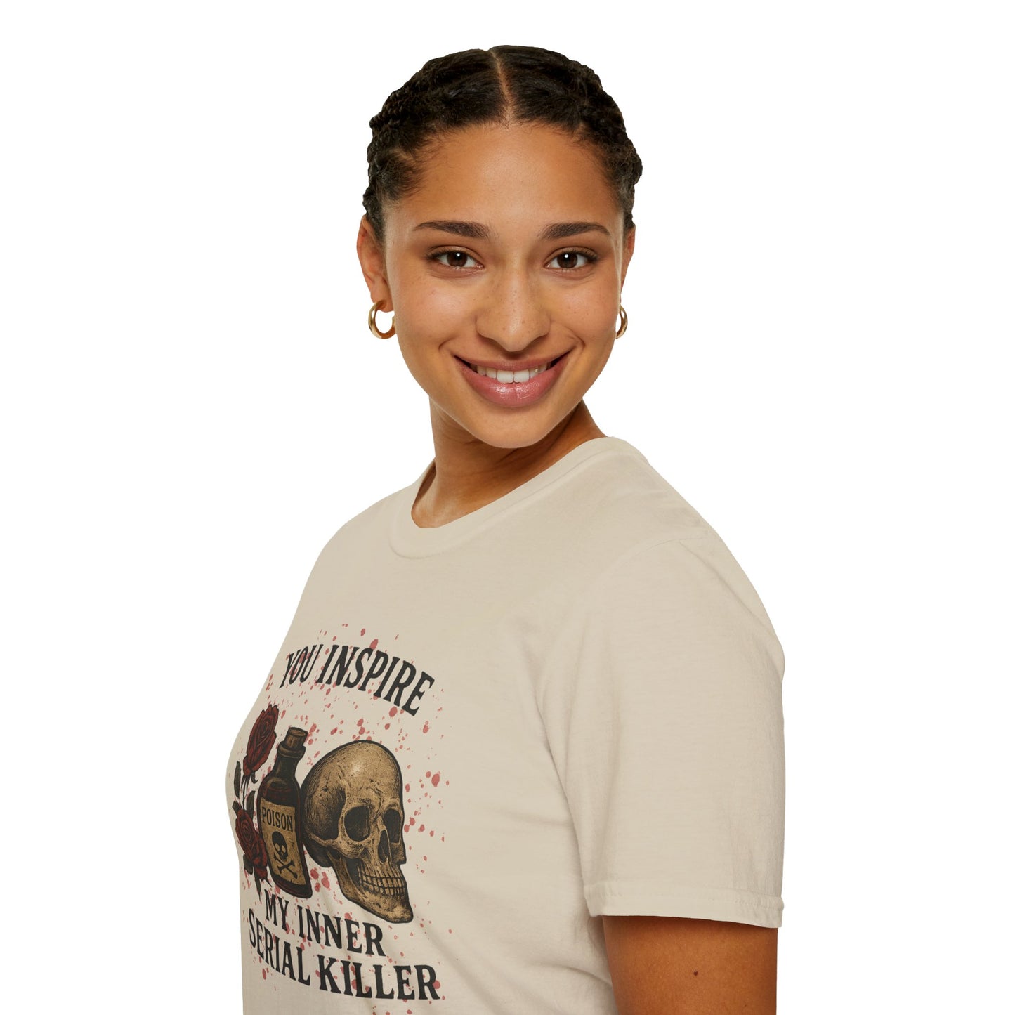 You Inspire My Inner Serial Killer T-Shirt - Tee for Halloween, Horror and True Crime Fans