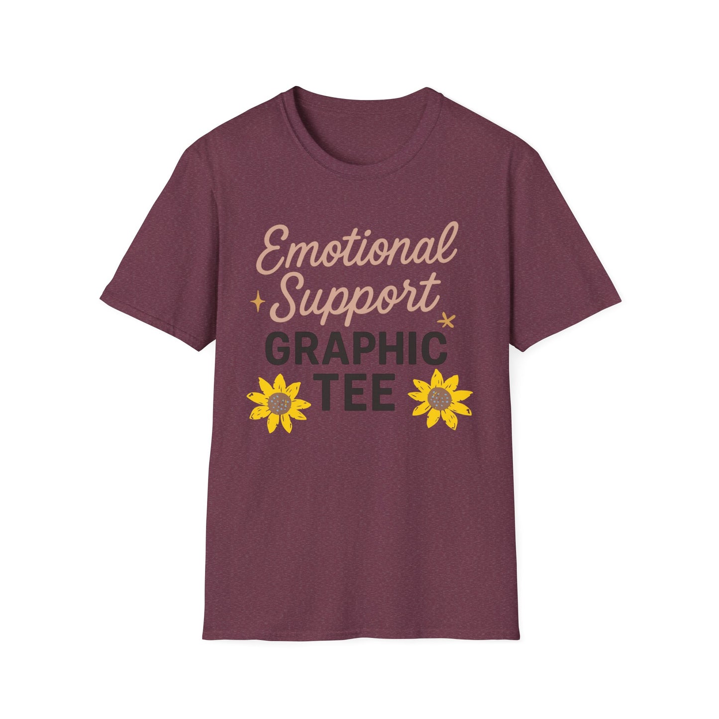 Emotional Support Graphic T-Shirt for Positivity Lovers