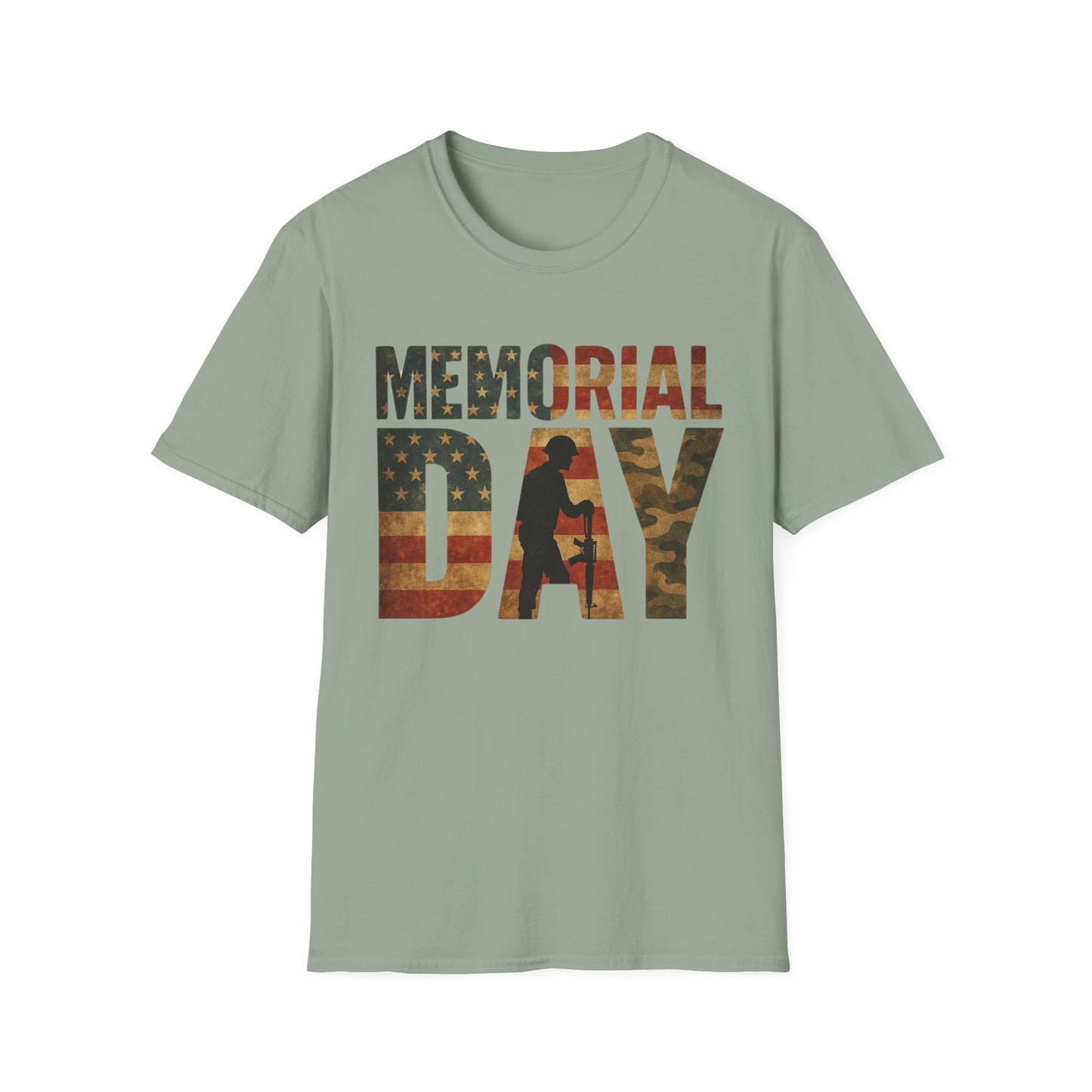 Memorial Day Camo Graphic - T-Shirt