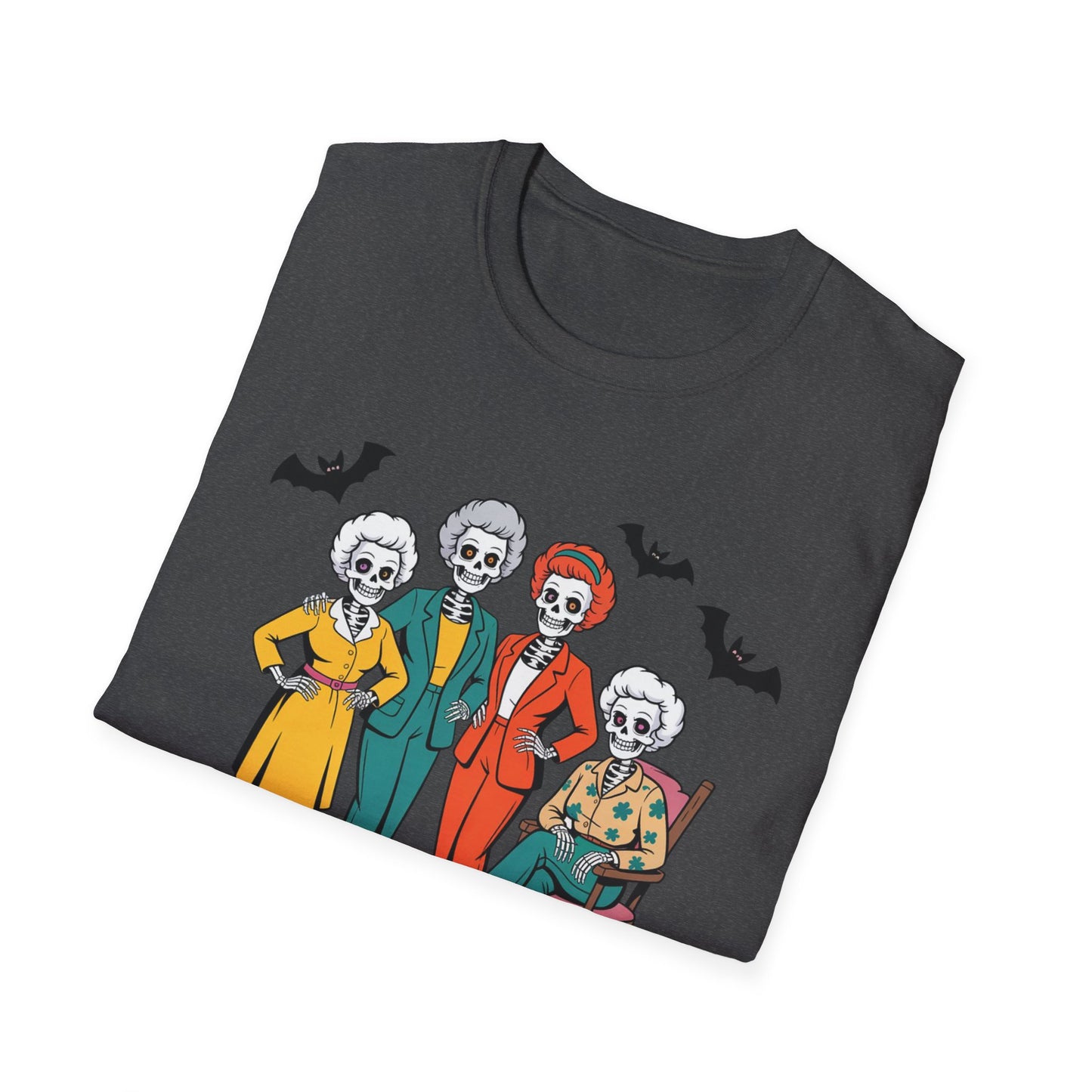 Golden Ghouls Unisex T-Shirt, Halloween Costume Tee, Spooky Style Shirt, Casual Fall Wear, Perfect for Ghoulish Gatherings