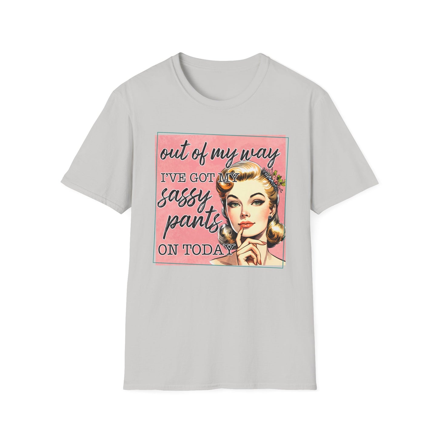 Sassy Pants Unisex Softstyle T-Shirt - Fun Retro Graphic Tee