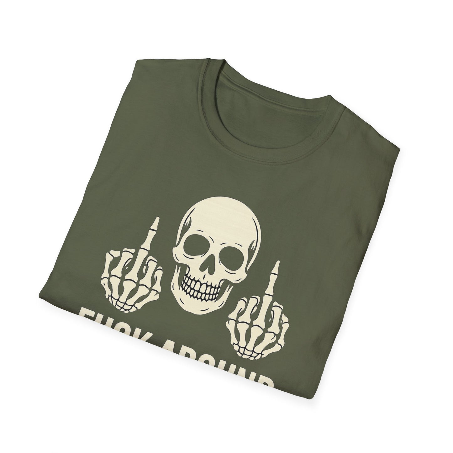 "F*ck Around and Find Out" Skull Graphic Tee