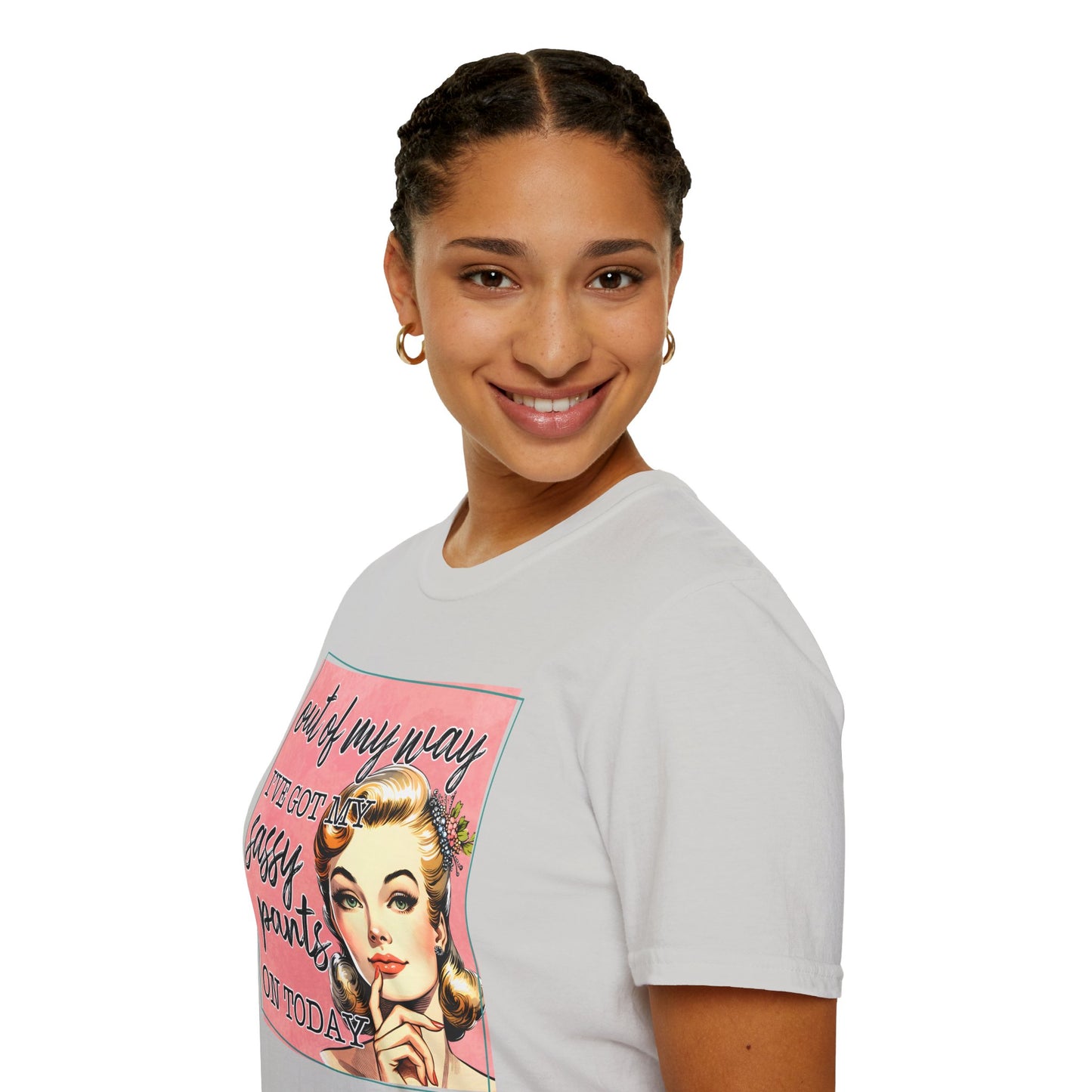Sassy Pants Unisex Softstyle T-Shirt - Fun Retro Graphic Tee