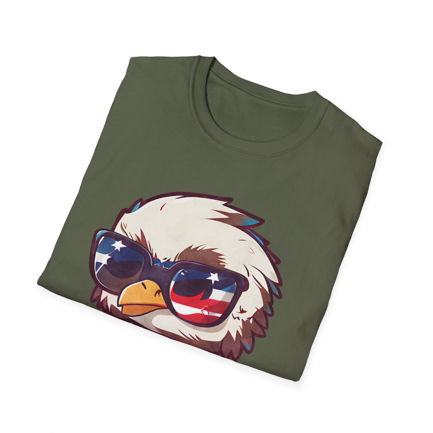 Patriotic Eagle Graphic T-Shirt