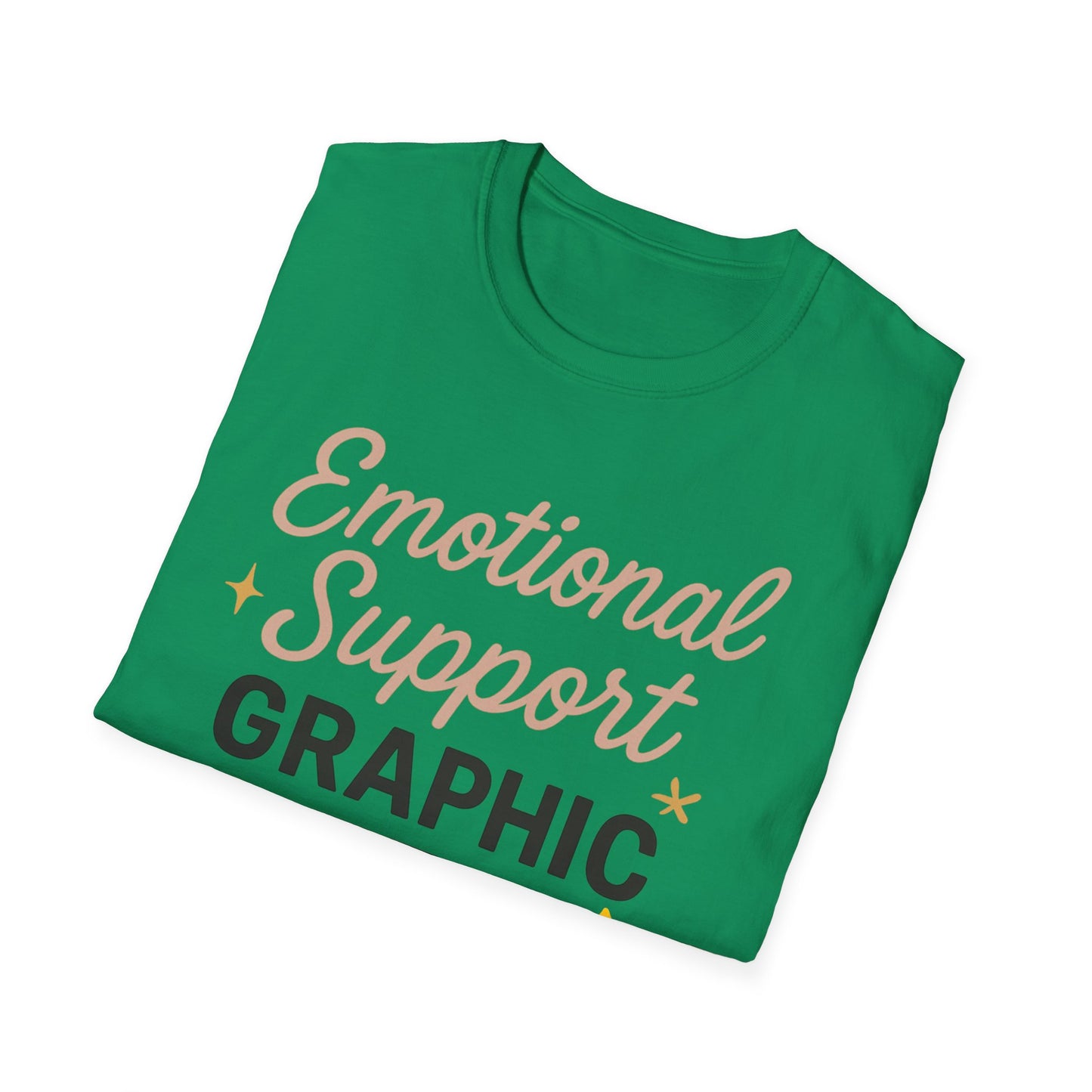 Emotional Support Graphic T-Shirt for Positivity Lovers