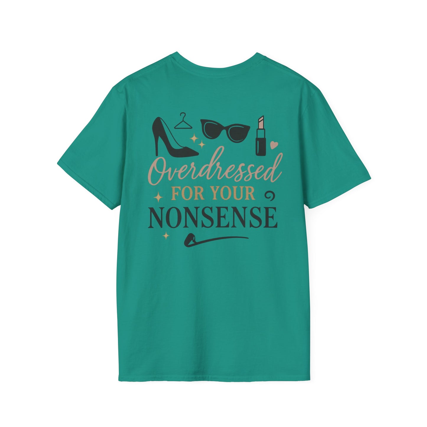 Funny Overdressed T-Shirt - Perfect for Casual Outings & Gift Occasions