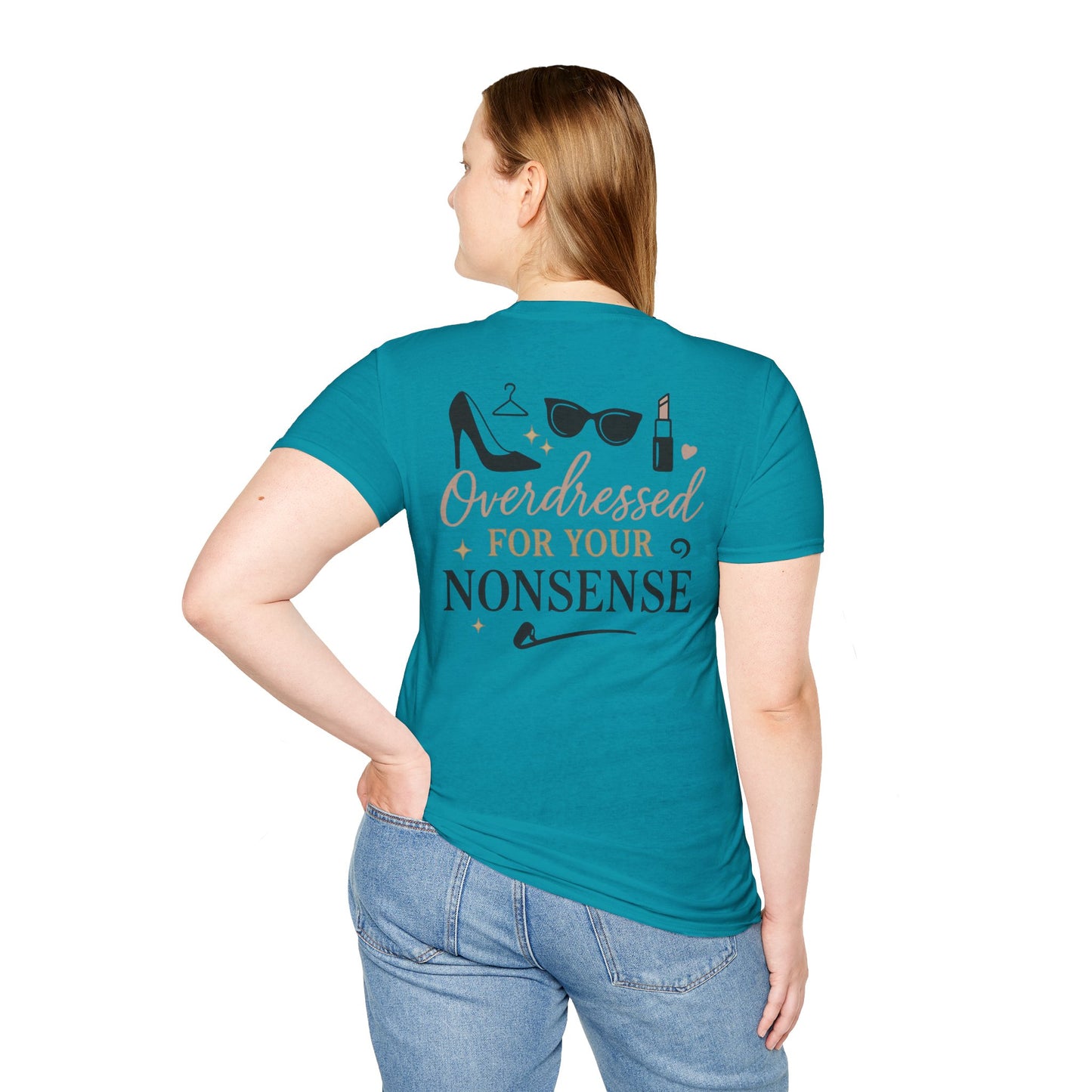 Funny Overdressed T-Shirt - Perfect for Casual Outings & Gift Occasions