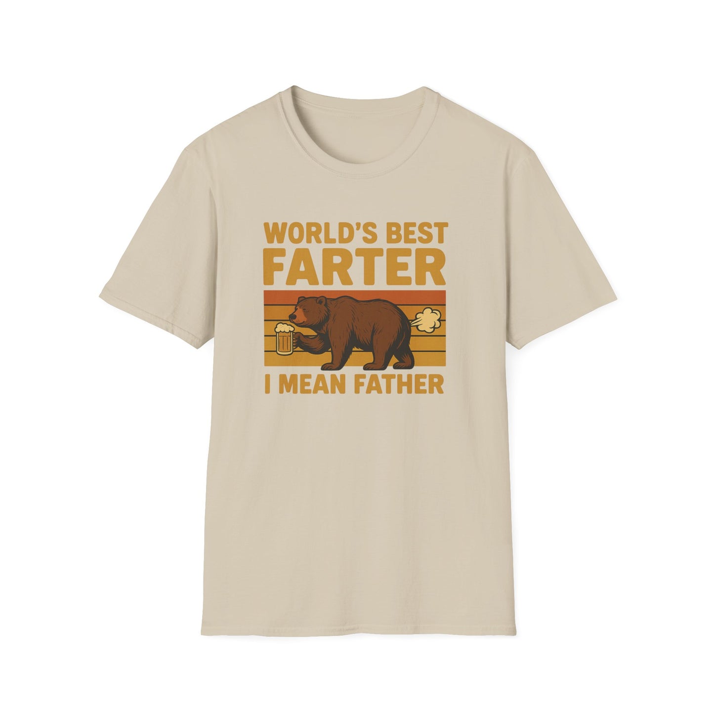 Funny Fathers Day T-Shirt, World's Best Farter Shirt, Dad Humor Tee, Unisex Gift for Dad, Comfy Father's Day Apparel