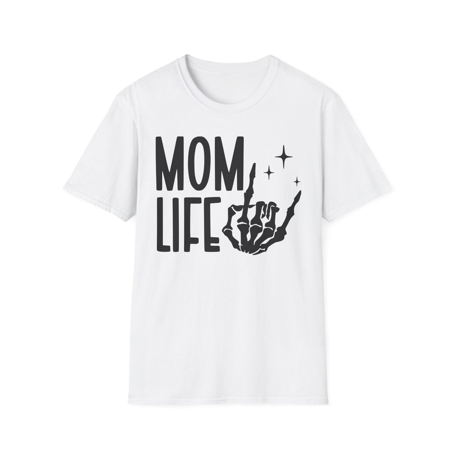 Mom Life Skeleton Hand T-Shirt